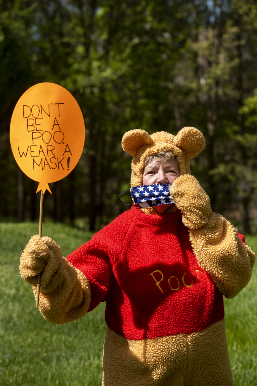 Hamburg Township woman wears new costume weekly to bring joy to her  neighbors - mlive.com