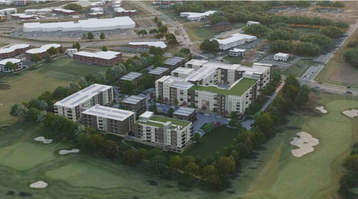 454unit Valhalla apartment development in Ann Arbor