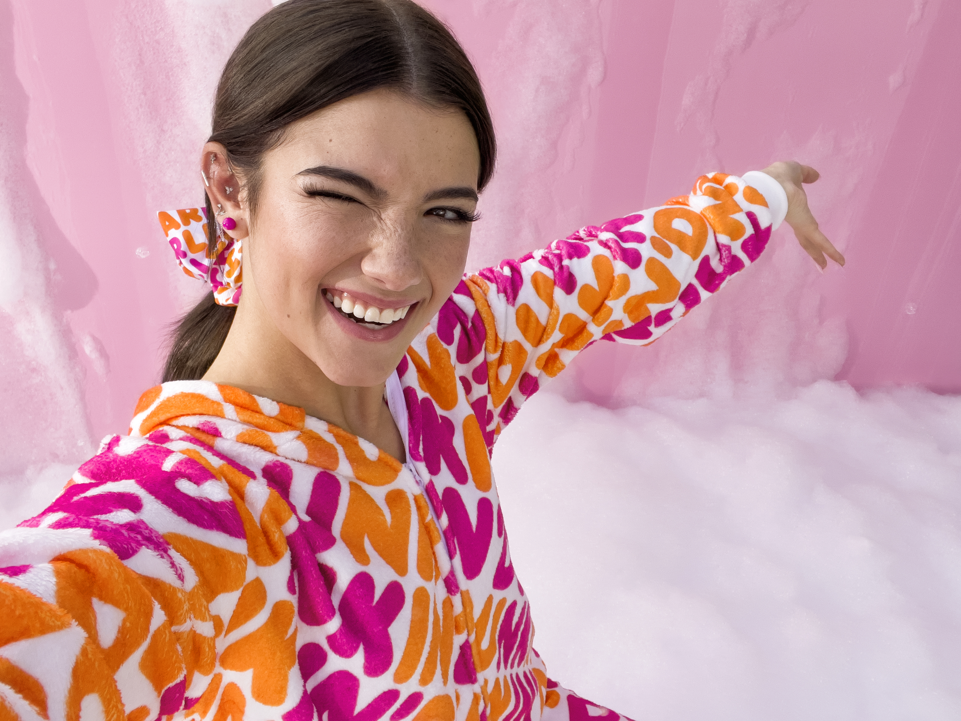 Dunkin' onesie, tumbler and other items part of new Charli D
