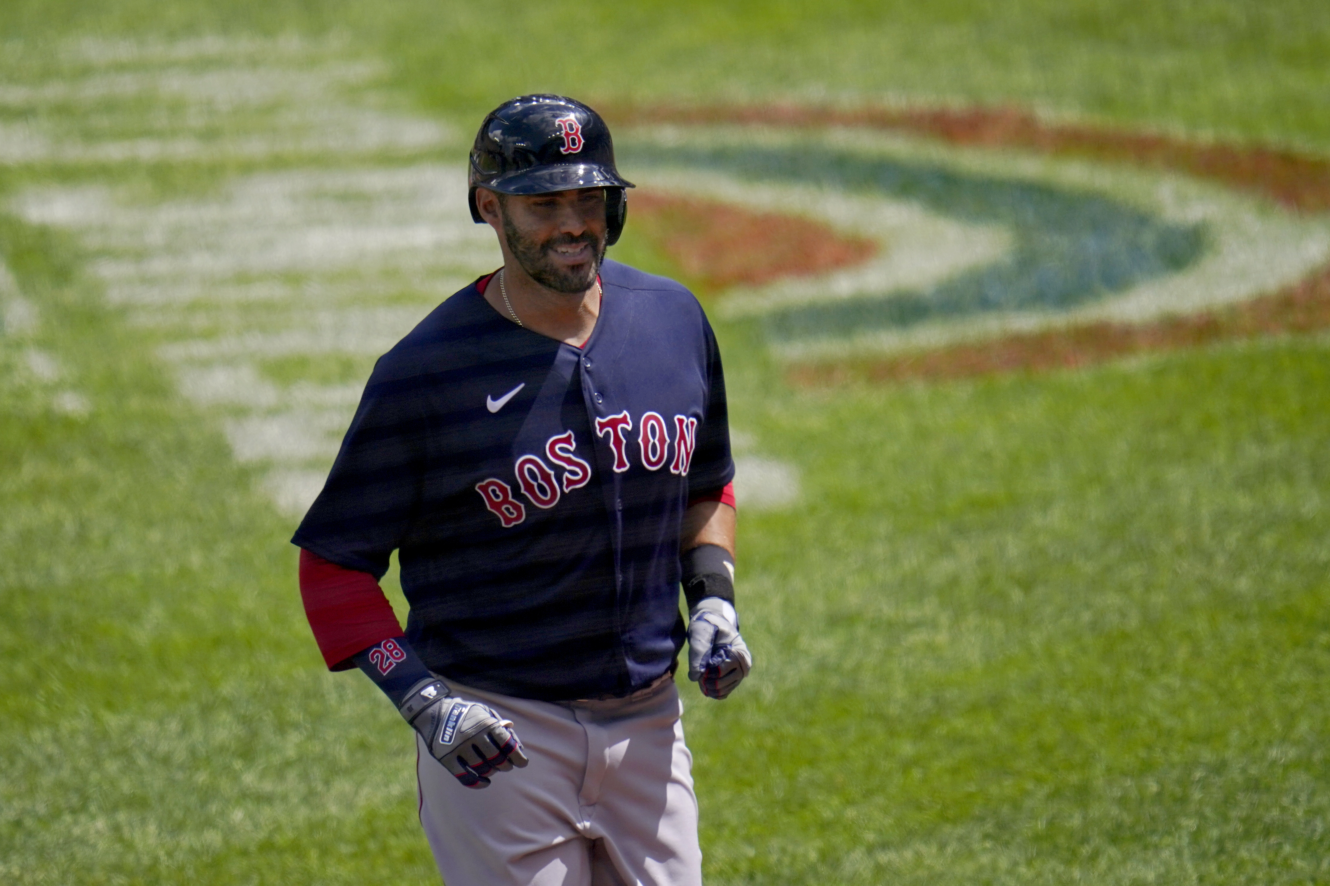 Red Sox slugger J.D. Martinez hits three home runs vs. Orioles as