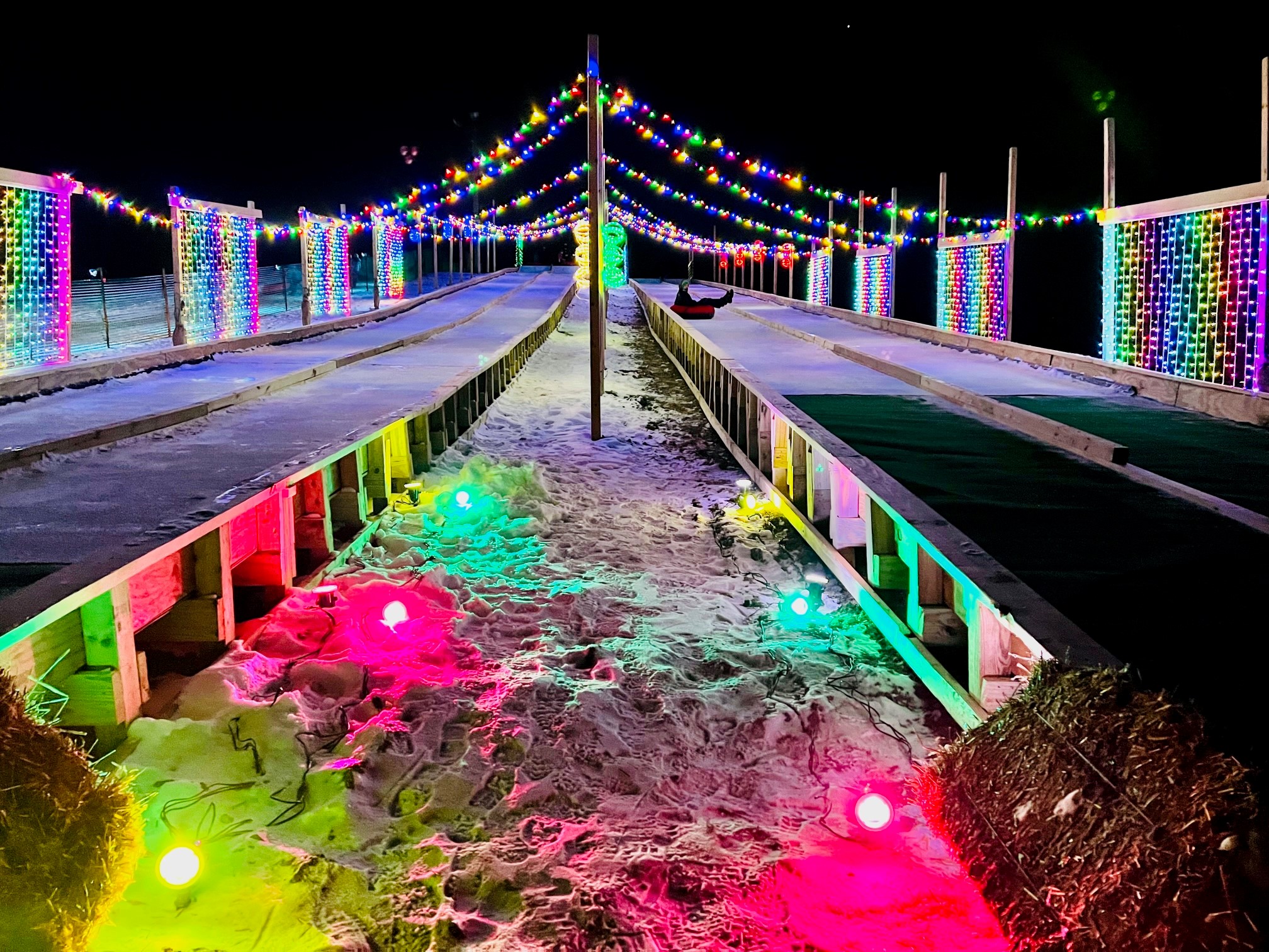 Bowers School Farm Snow Tubing Hill in Bloomfield Hills