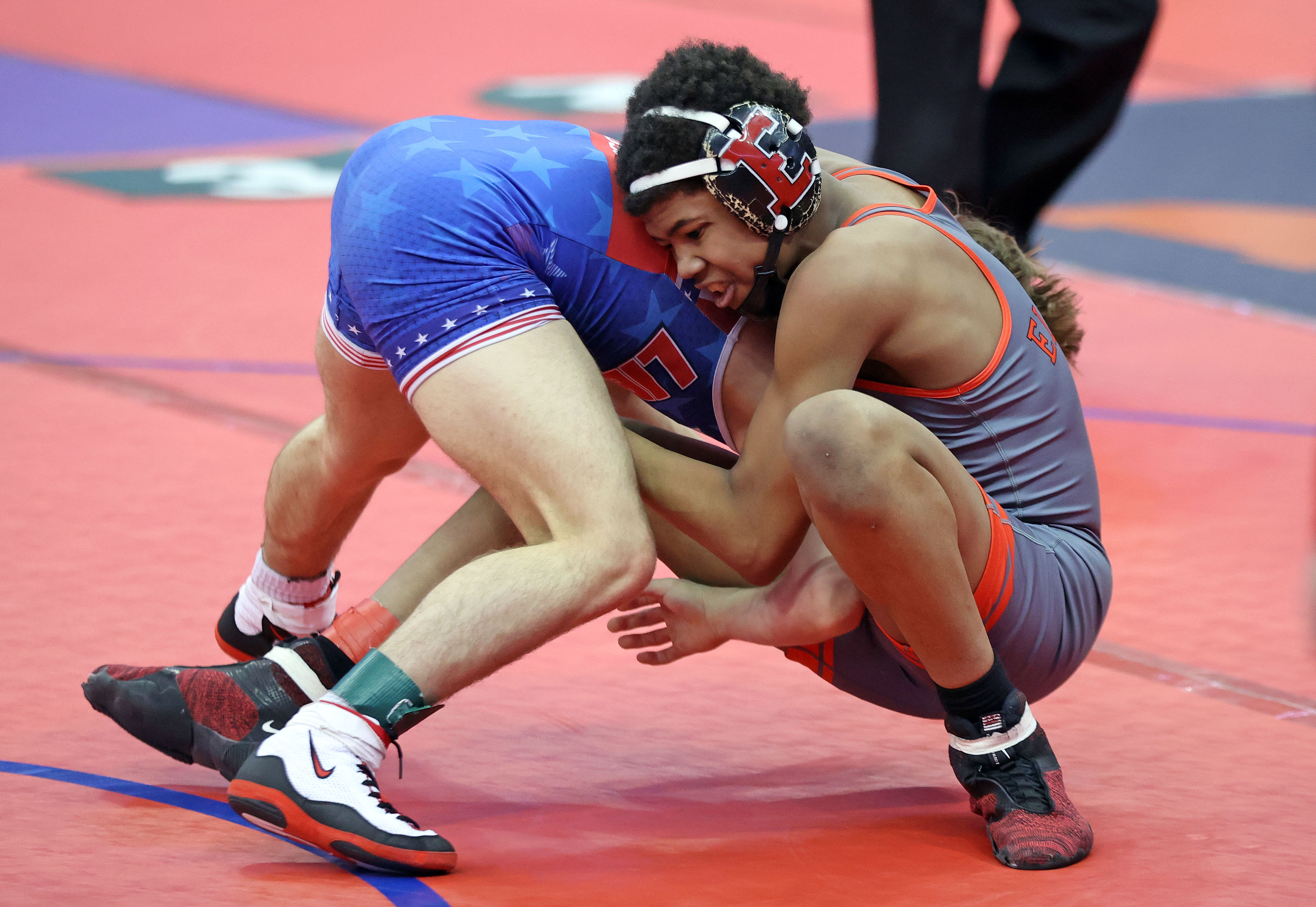 Division I state wrestling championships preliminary round, March 11