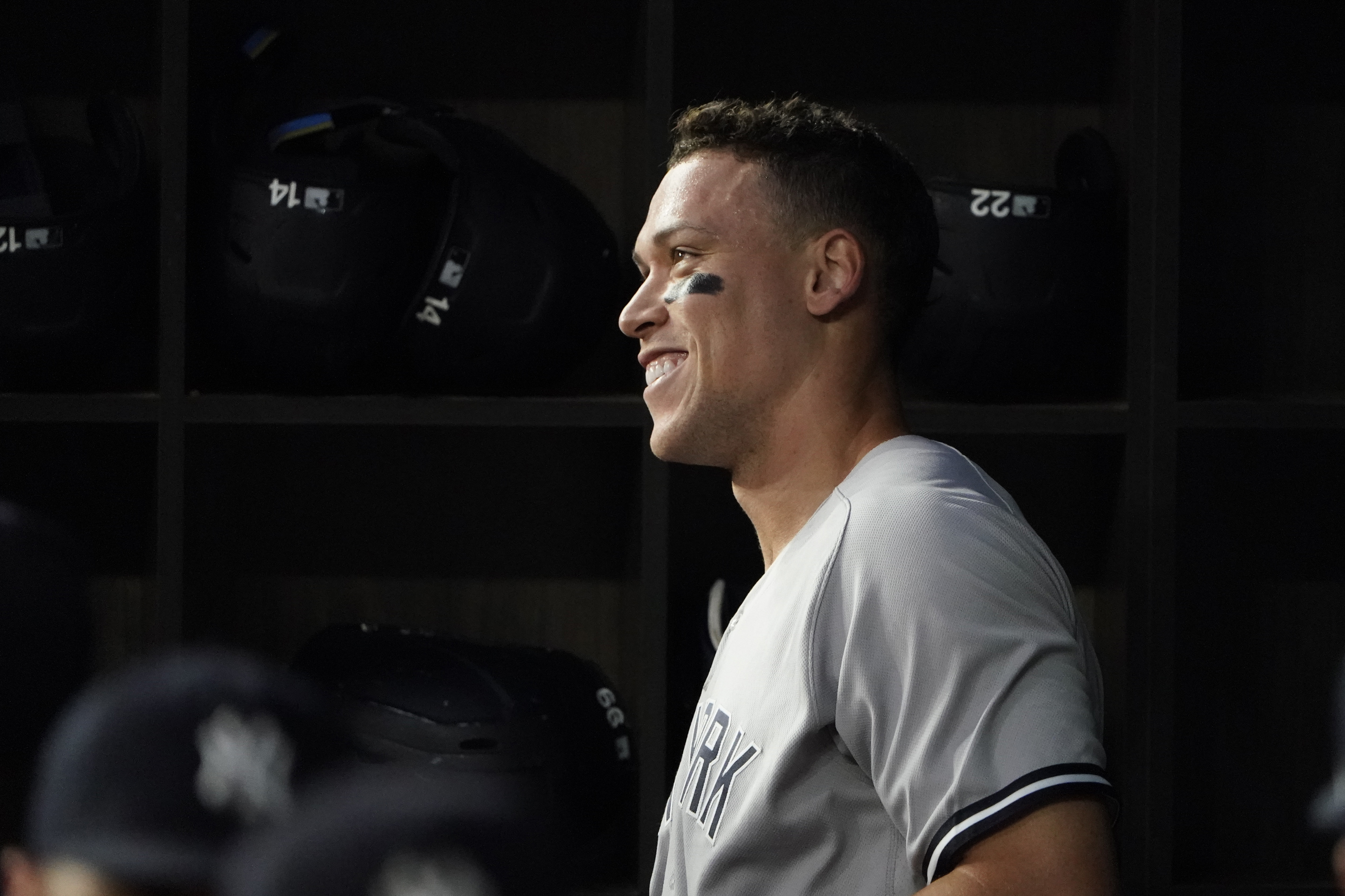 Yankees' Aaron Judge giddy over Andrew Benintendi trade, gives