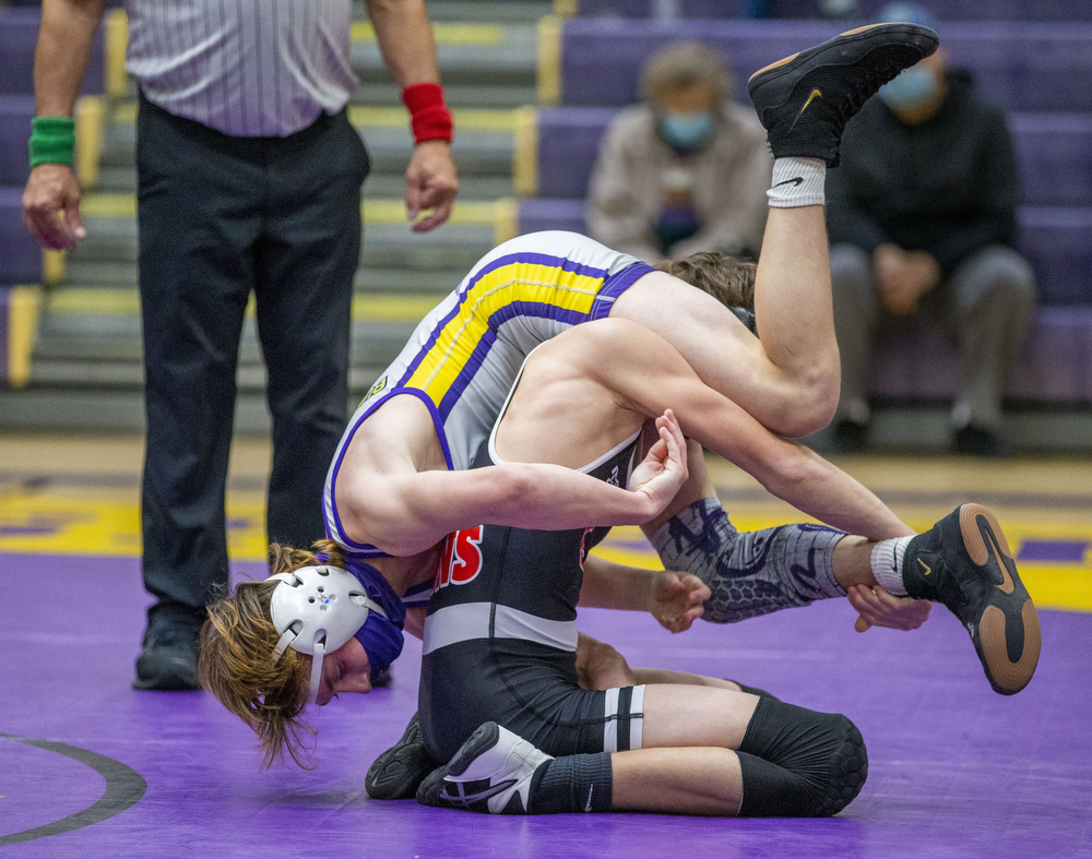 McKahan's Pin Sparks Scoring Streak for Limestone Wrestling