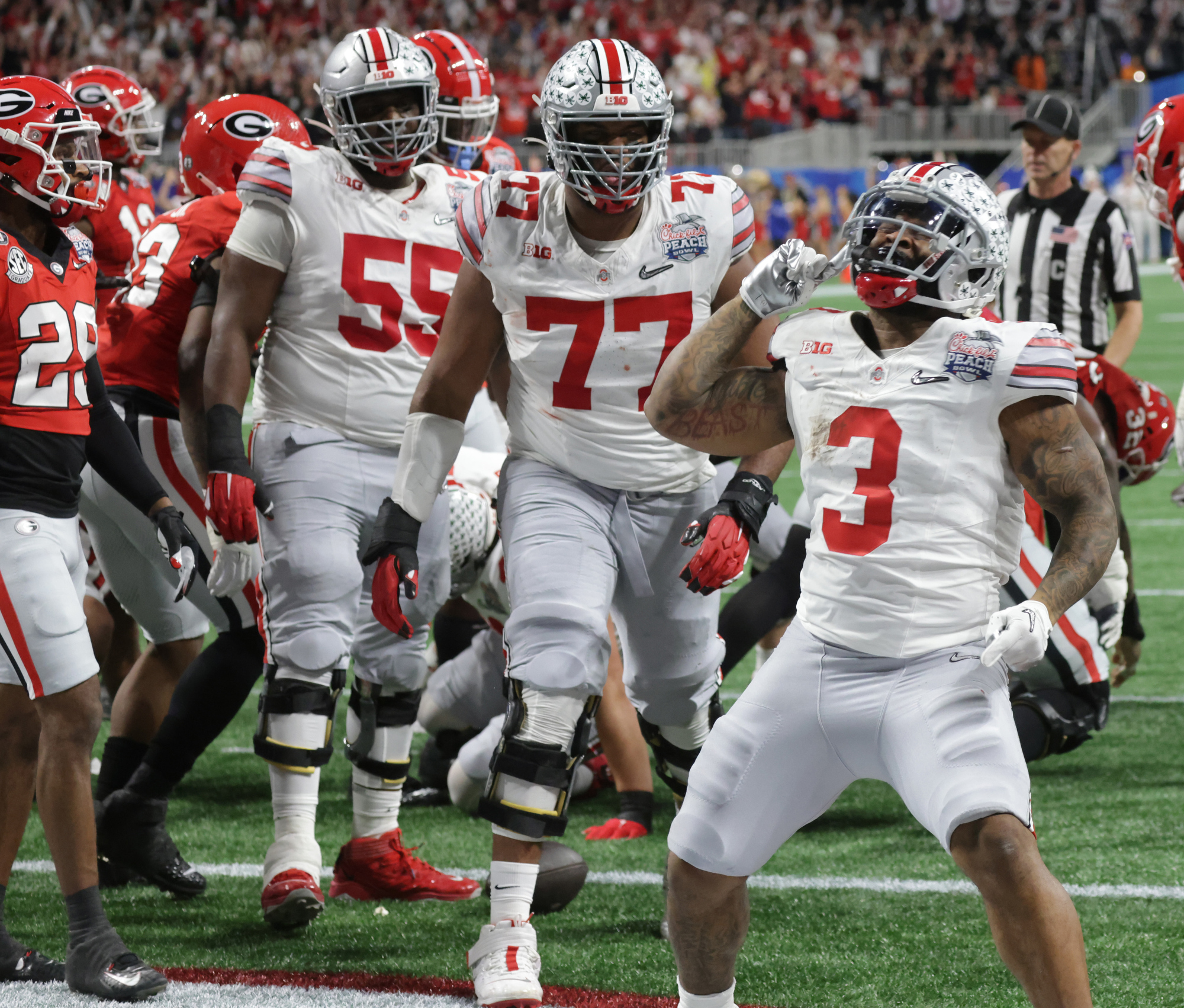 Ohio State football player Harry Miller says he's retiring