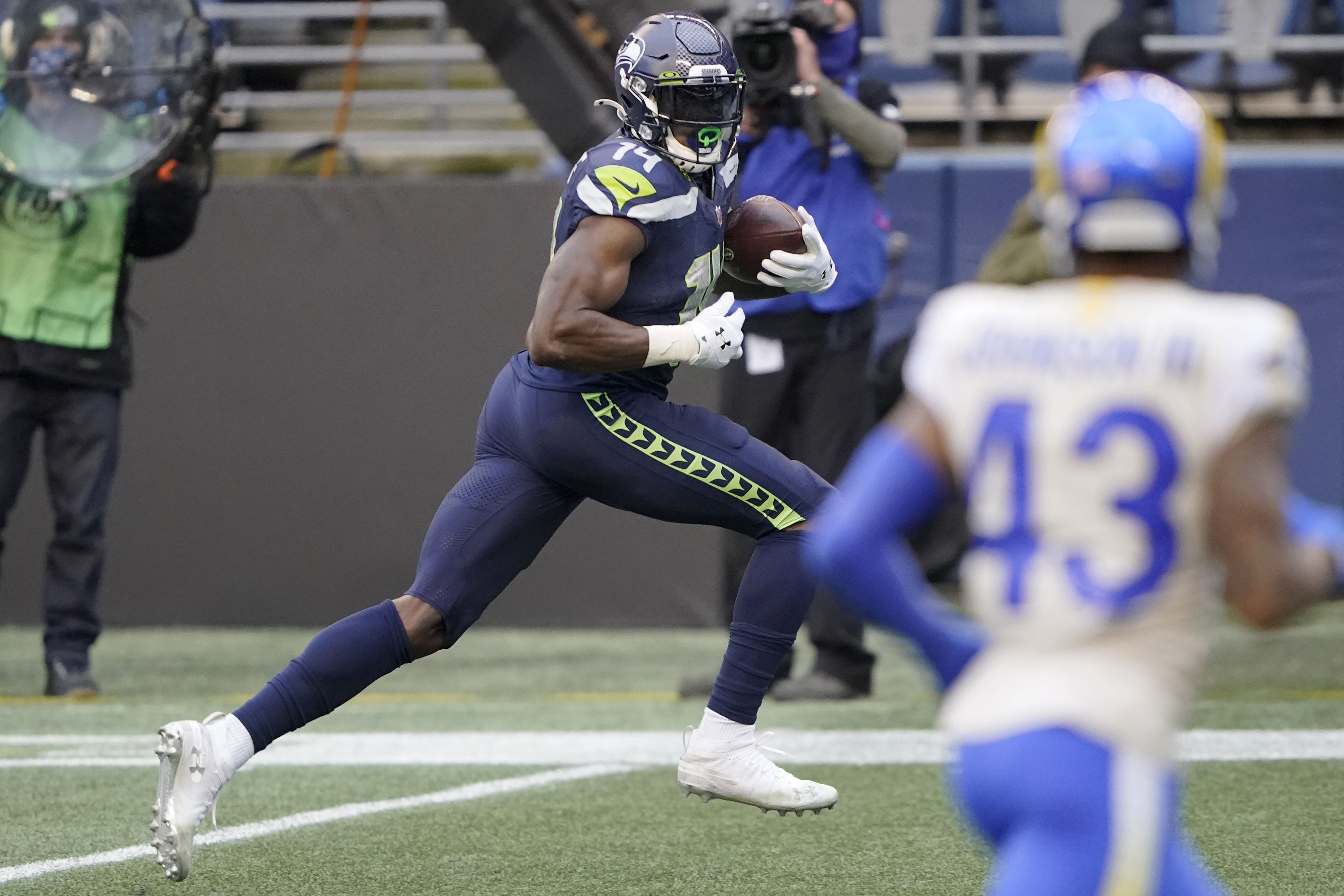 Seattle Seahawks stymied by the Los Angeles Rams in wild card playoff game Live updates recap, score, stats and more