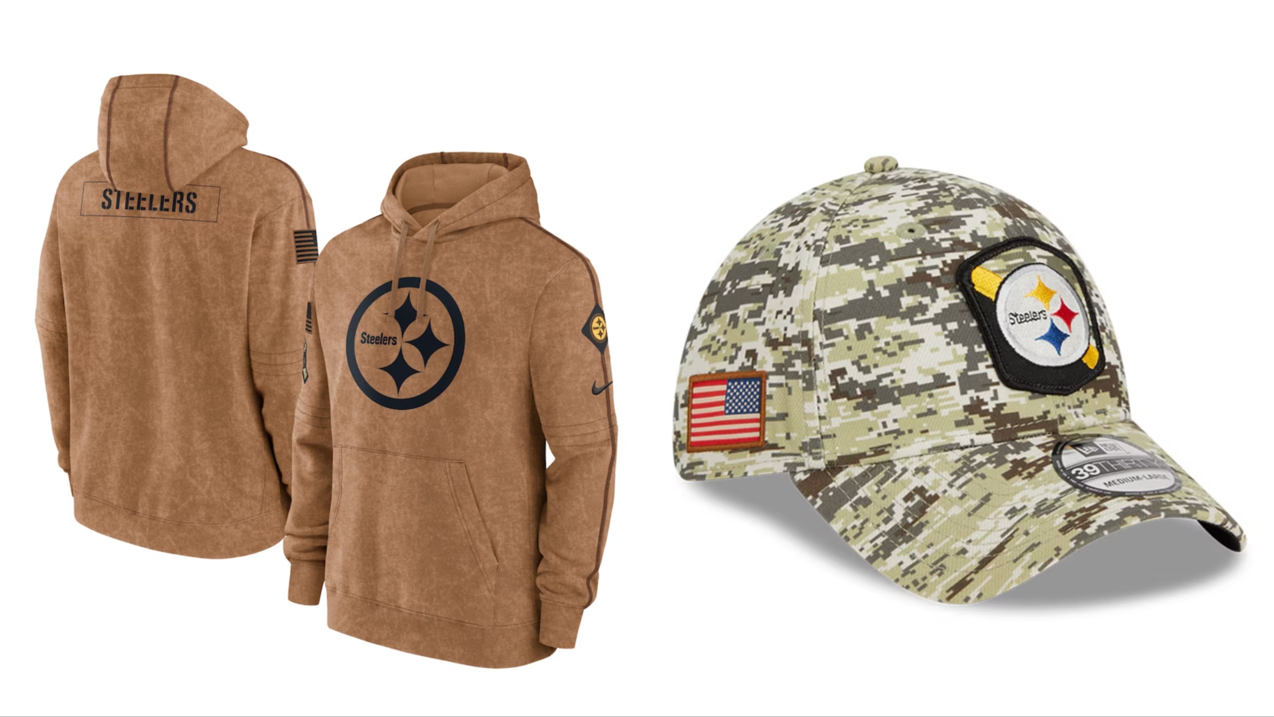 Pittsburgh Steelers Salute to Military Pullover Sweatshirt