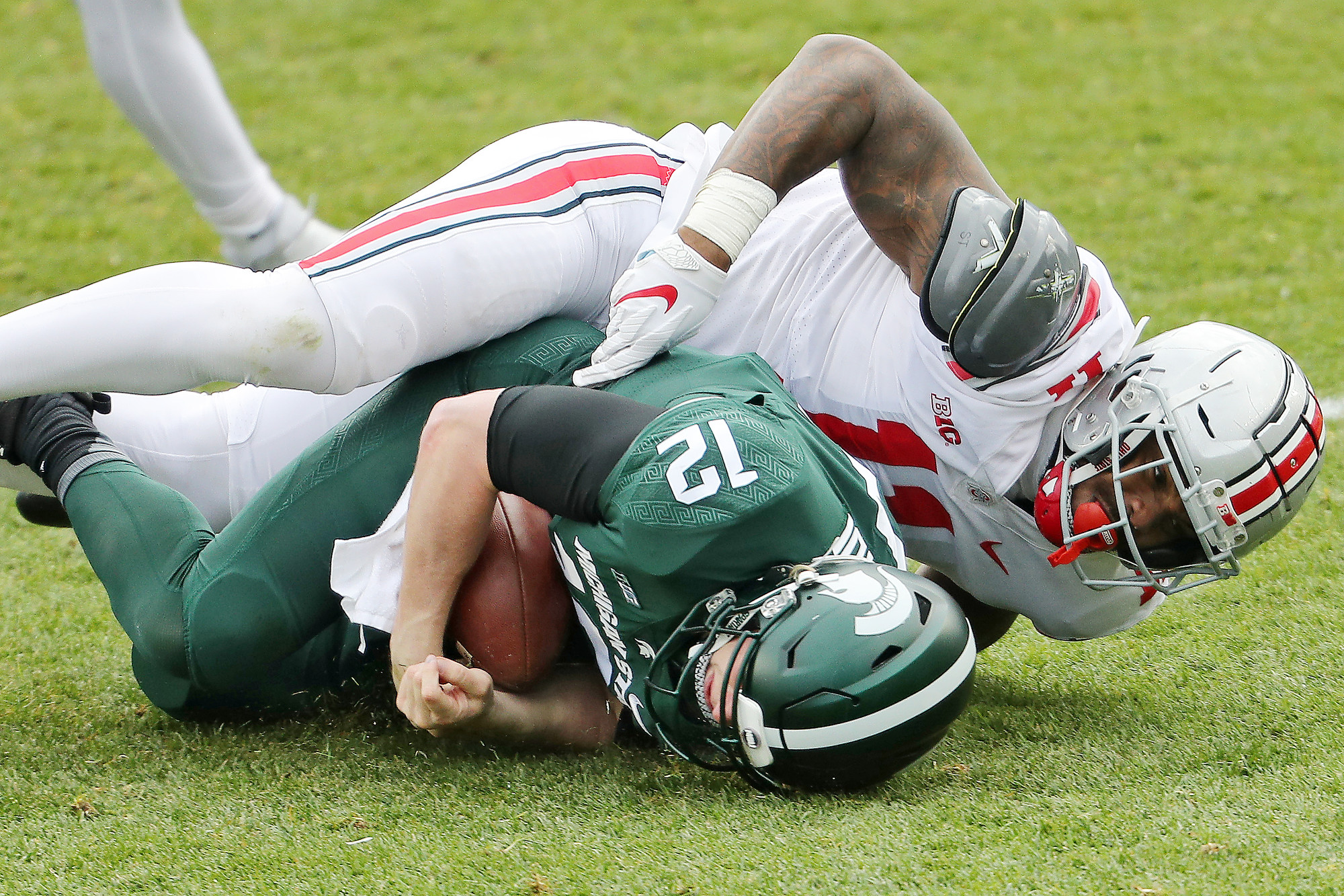 Five Things: Larry Johnson, Justin Fields and Chris Olave Lead Ohio State  to Blowout Win over Michigan State