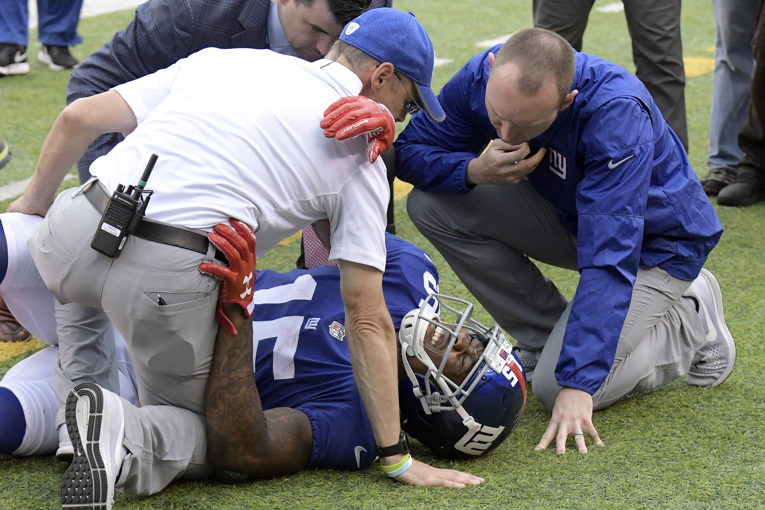 Giants' former All-Pro Brandon Marshall's stunning Metlife Stadium injury  admission