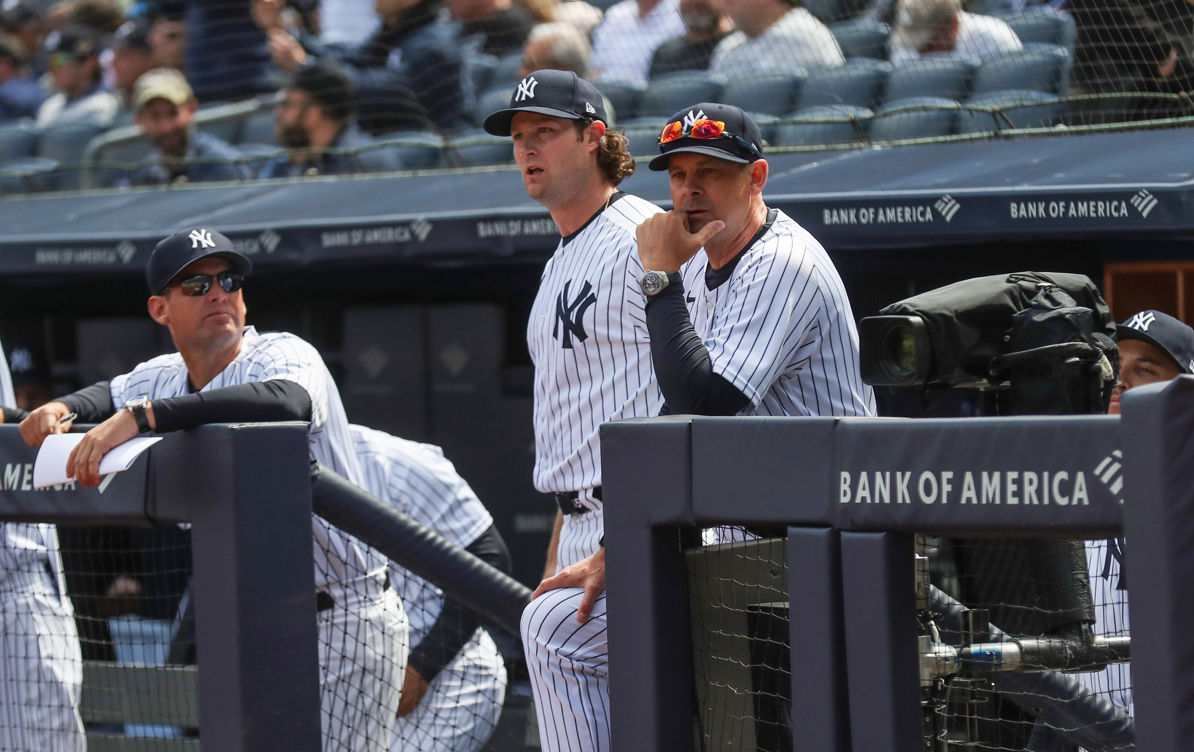 Yankees' Gerrit Cole explains pregame outburst in dugout 