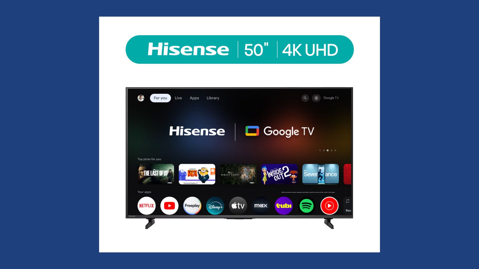 Hisense 50-inch 4K TV deal: $158 at Walmart, $100 off - pennlive.com