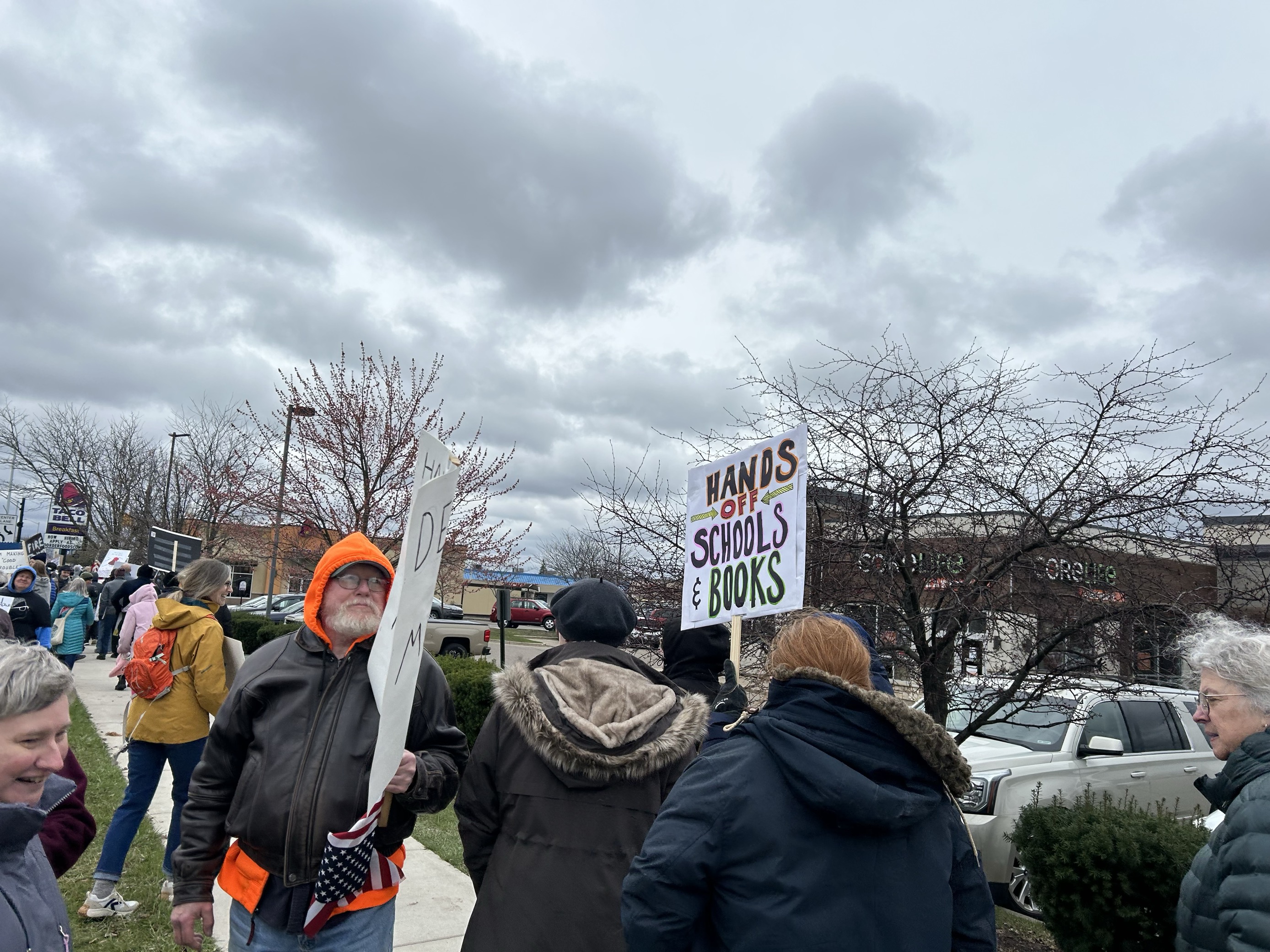 Thousands gather for Hands Off! protests across Michigan - mlive.com