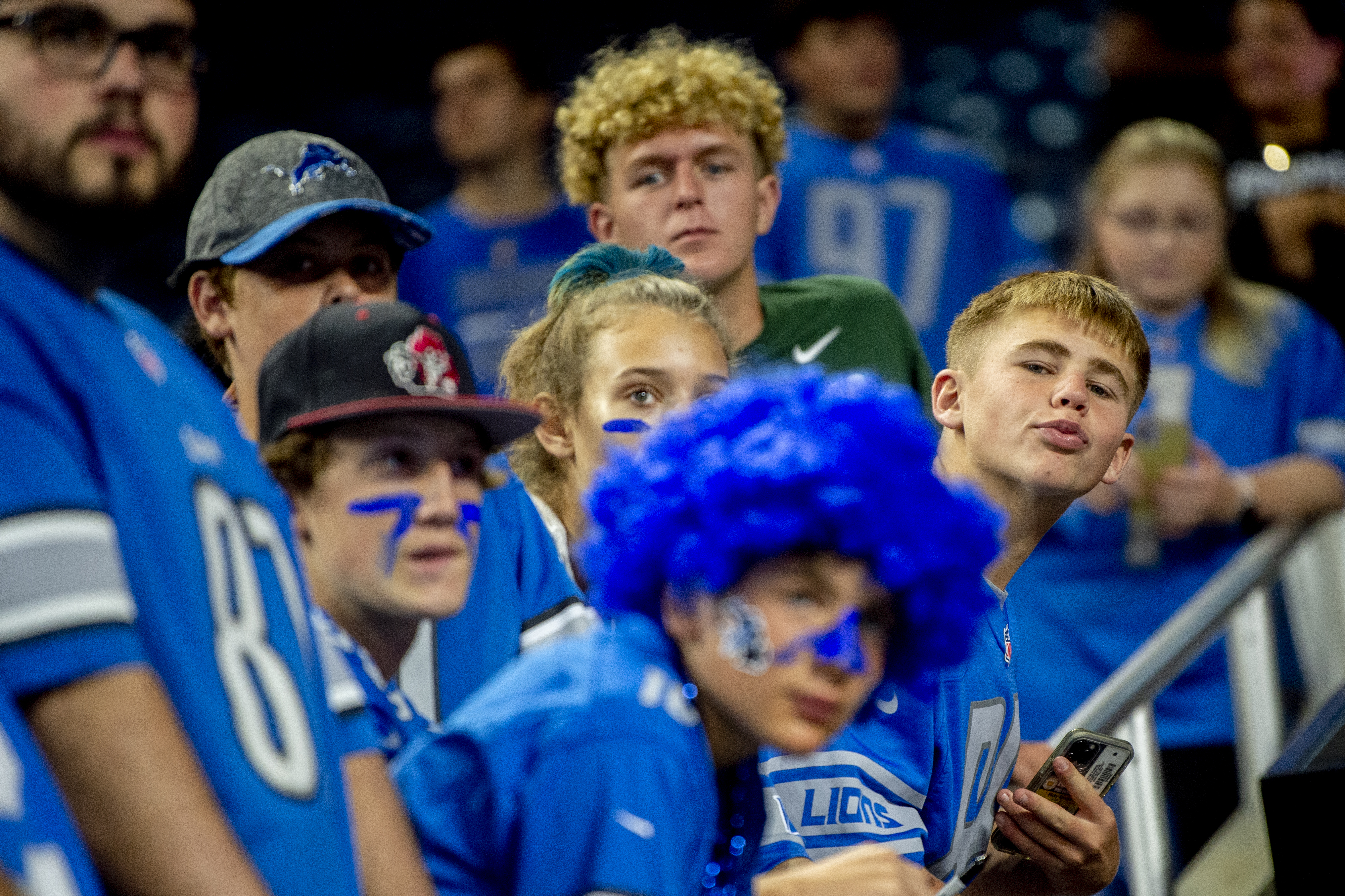 Detroit Lions fans fill Ford Field in season-opener against Philadelphia  Eagles 