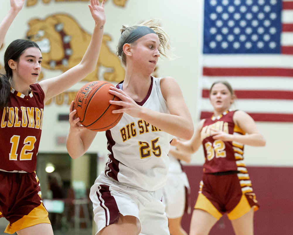 Columbia defeats Big Springs in girls game of the JT Kuhn Memorial Basketball Tipoff Tournament