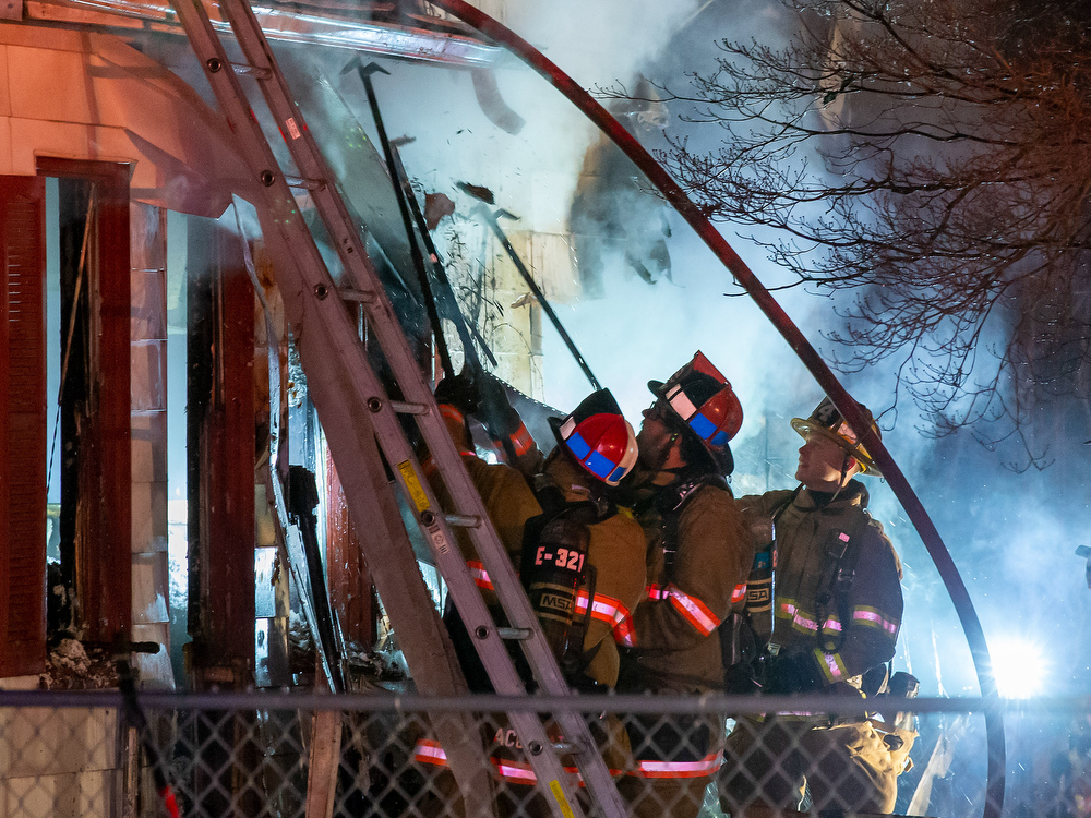 House fire in the 500 block of Water St. in Royalton