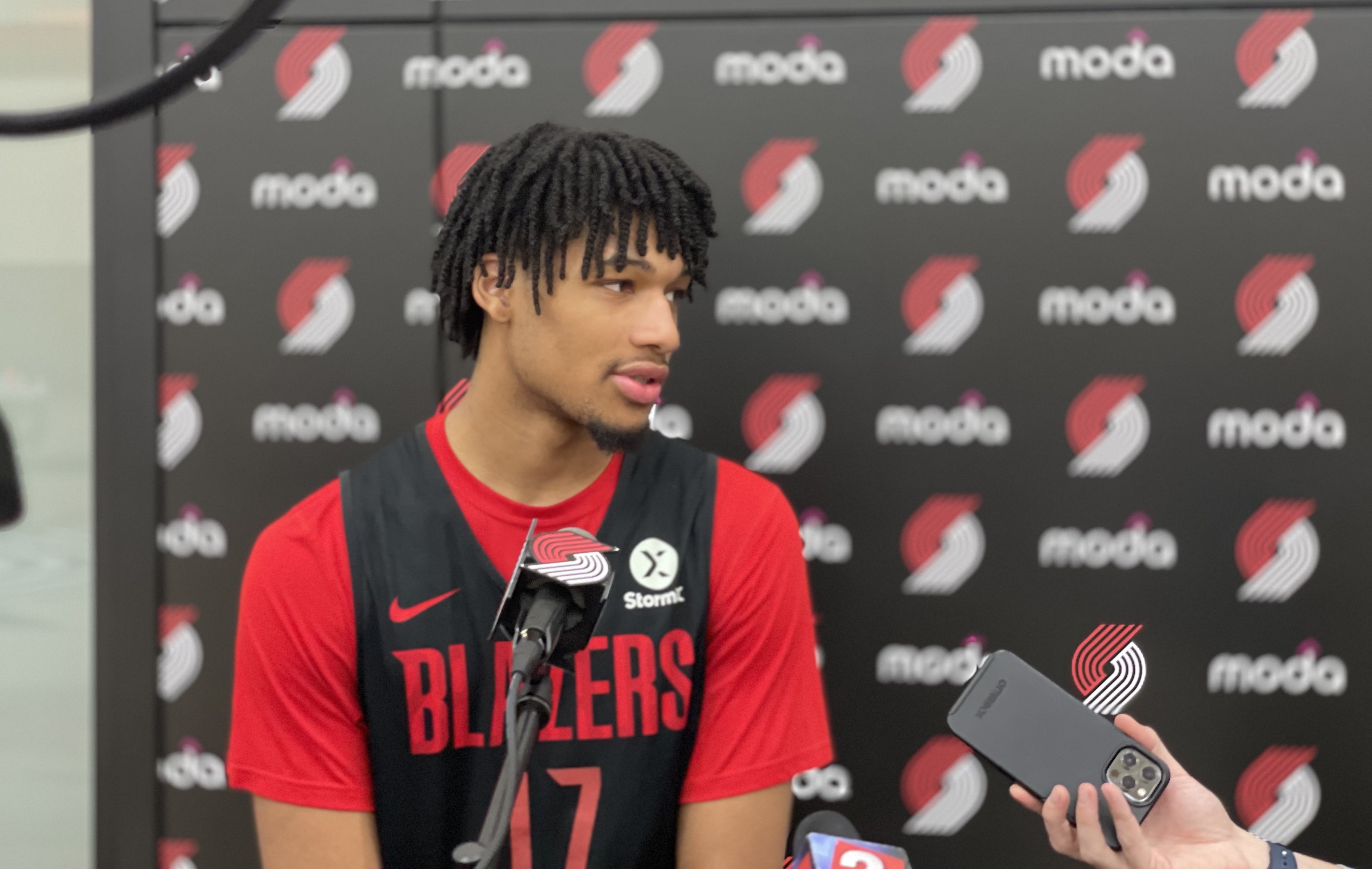 Shaedon Sharpe Says He's Happy to Be With Blazers in NBA Draft Interview -  Blazer's Edge