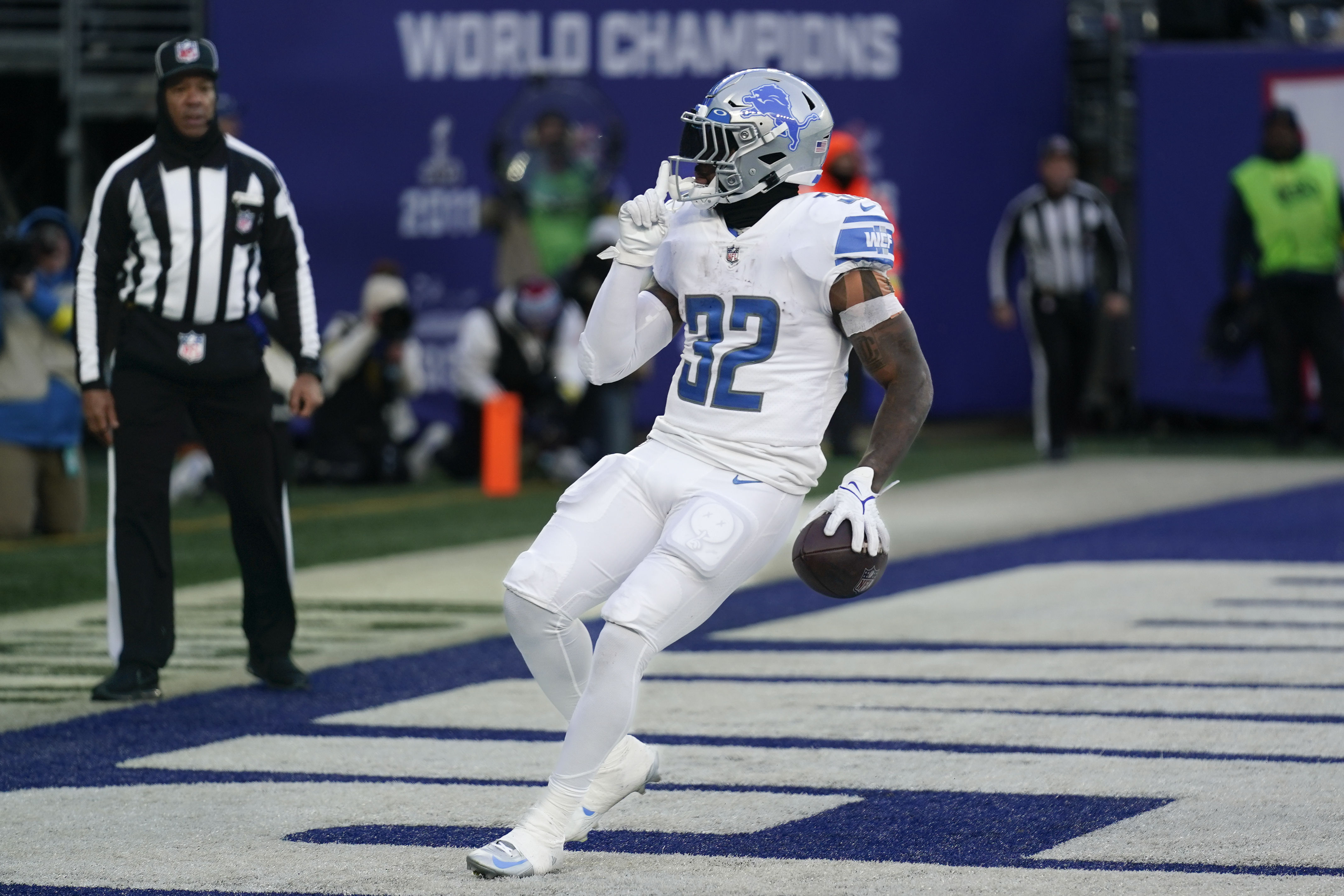 D'Andre Swift RB Detroit Lions, Every run, target, and catch, 2022