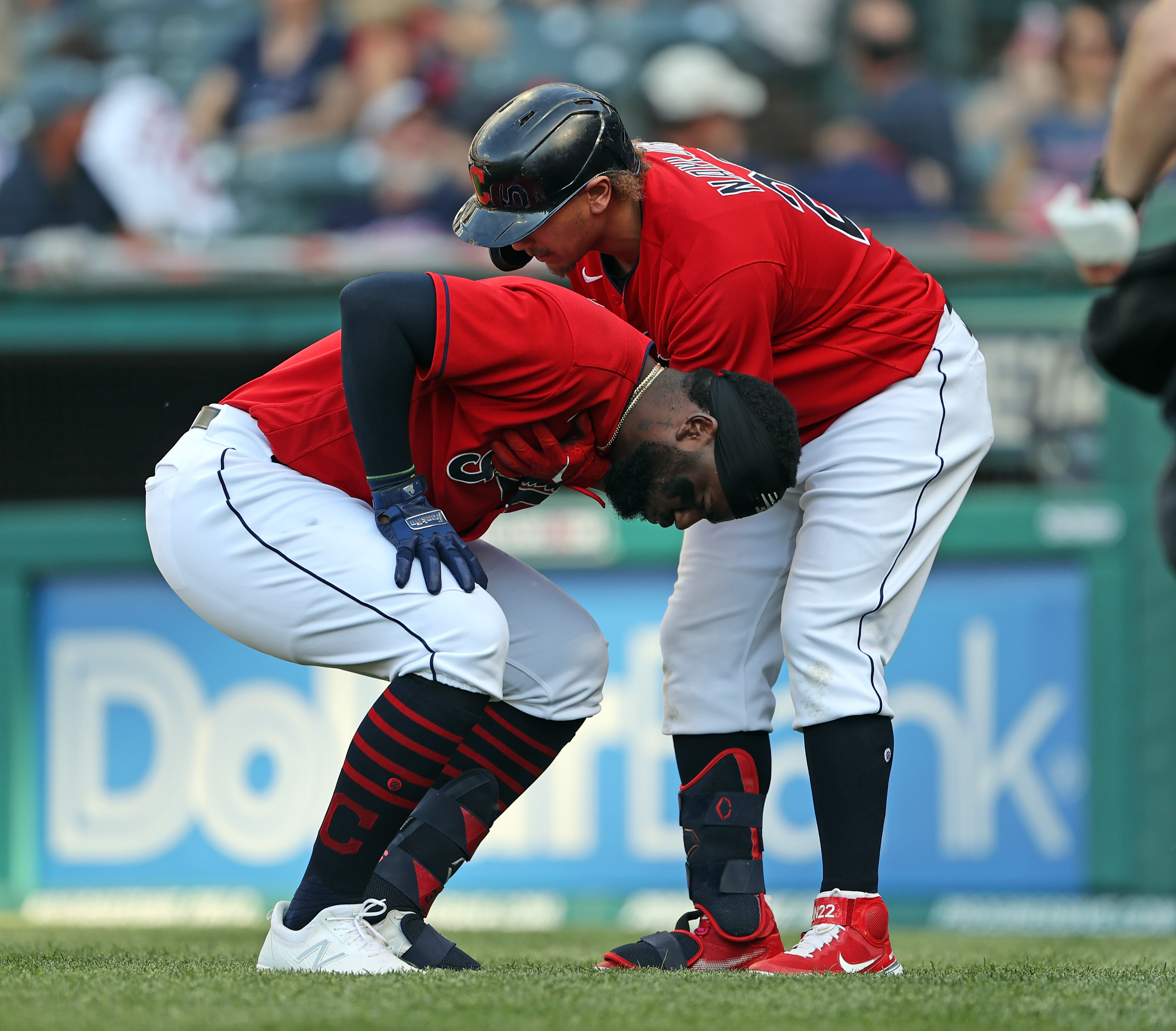 Cleveland Indians' Franmil Reyes to start rehab assignment; Oscar Mercado  hit in head at Columbus 