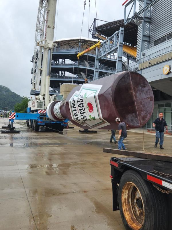 Heinz ketchup bottles removed from scoreboard at Acrisure Stadium