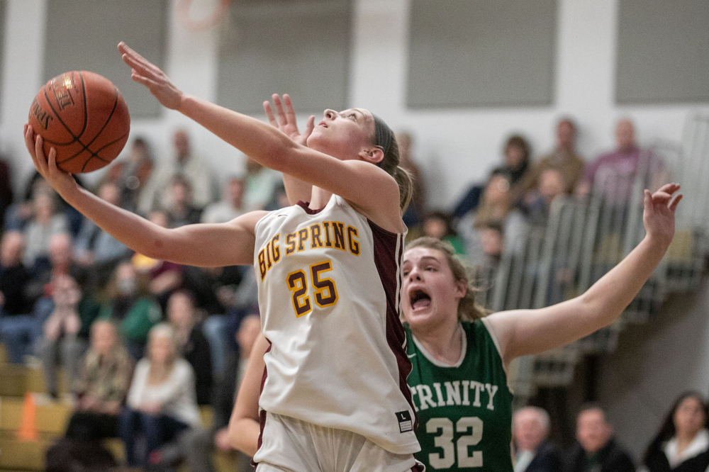 Trinity girls over Big Spring in Mid Penn semifinal