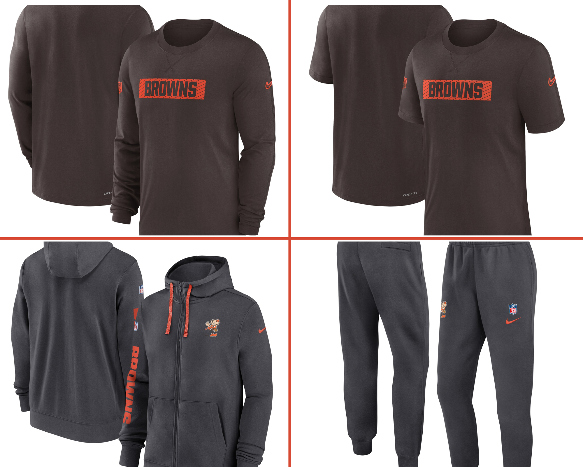 New Cleveland Browns NFL Sideline apparel Buy gear for 2024 season cleveland