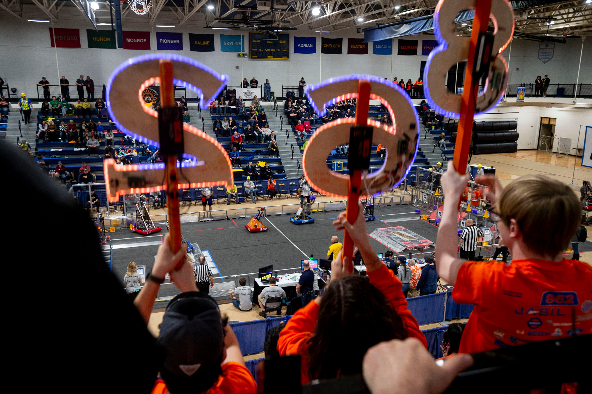 FIRST Robotics district tournament at Saline High School - mlive.com