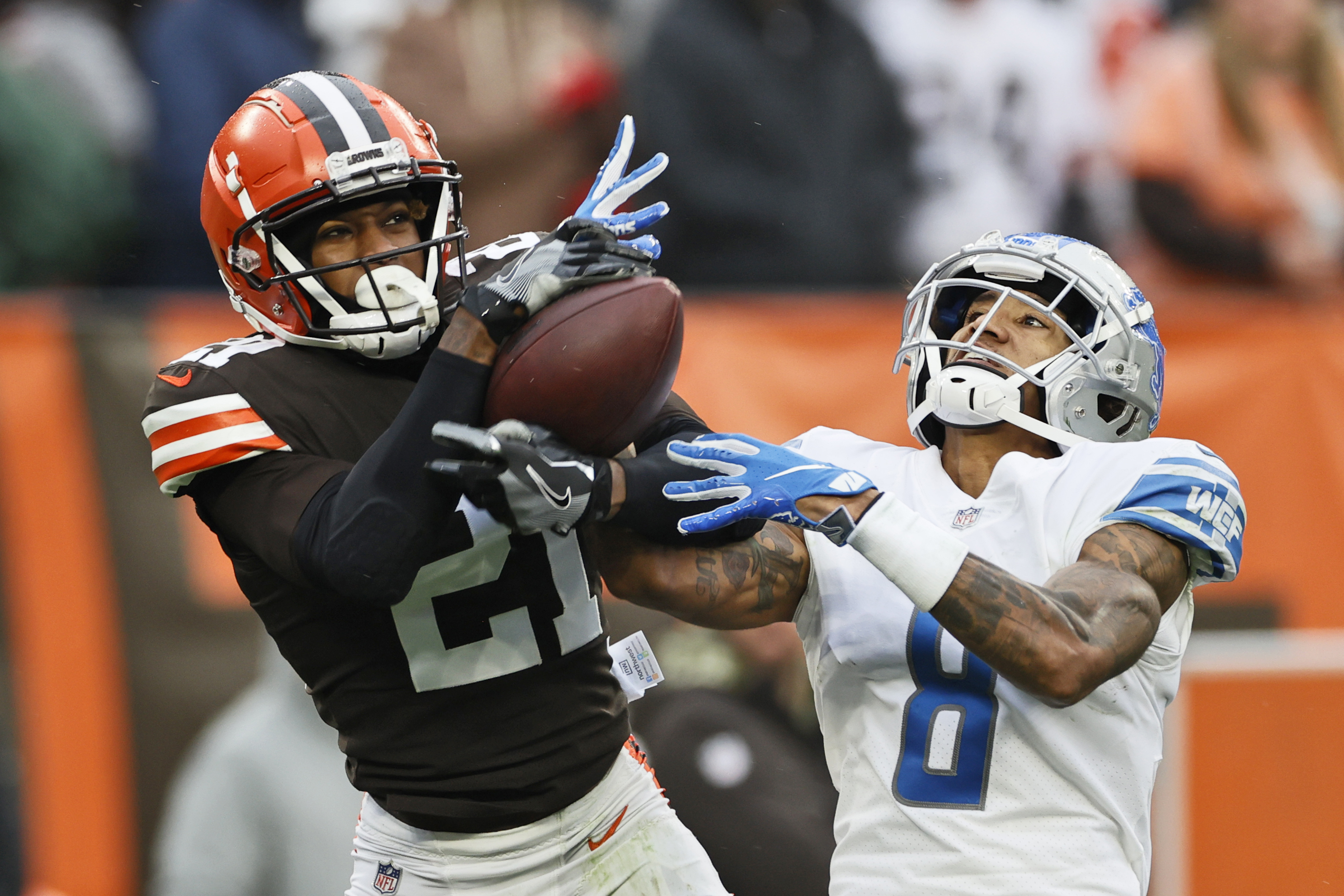 Denzel Ward Cleveland Browns Autographed Color Rush Jersey, 47% OFF