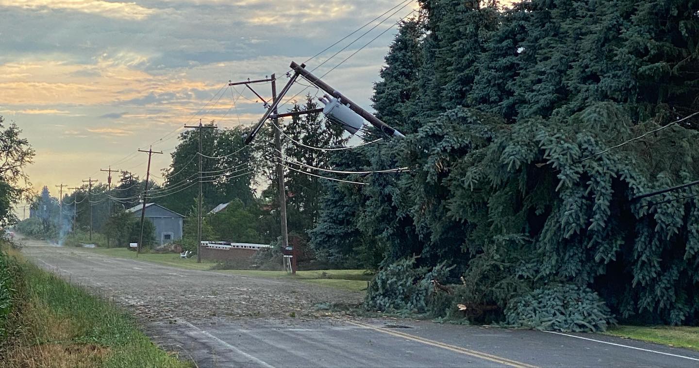 Storm downs trees, wires in Onondaga County