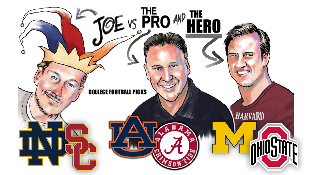 Week 4 picks are in for Joe vs. the Pro and the Hero 