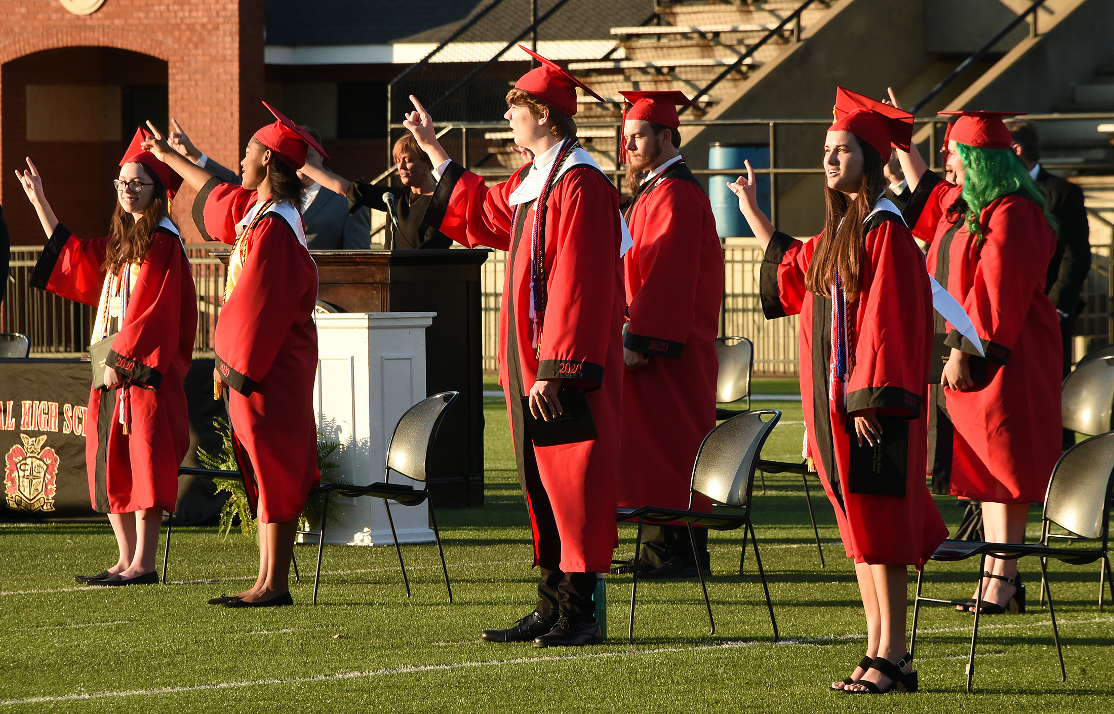 Central High School in Phenix City holds first live graduation ceremony ...