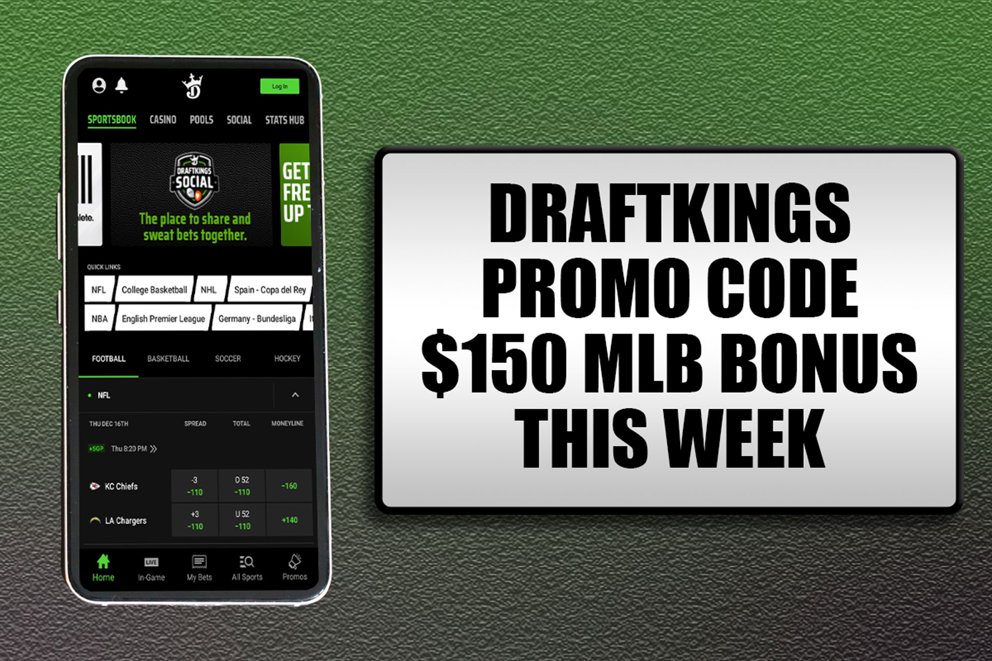 DraftKings promo code: Any $5 MLB bet scores new users $150 bonus bets this  weekend 