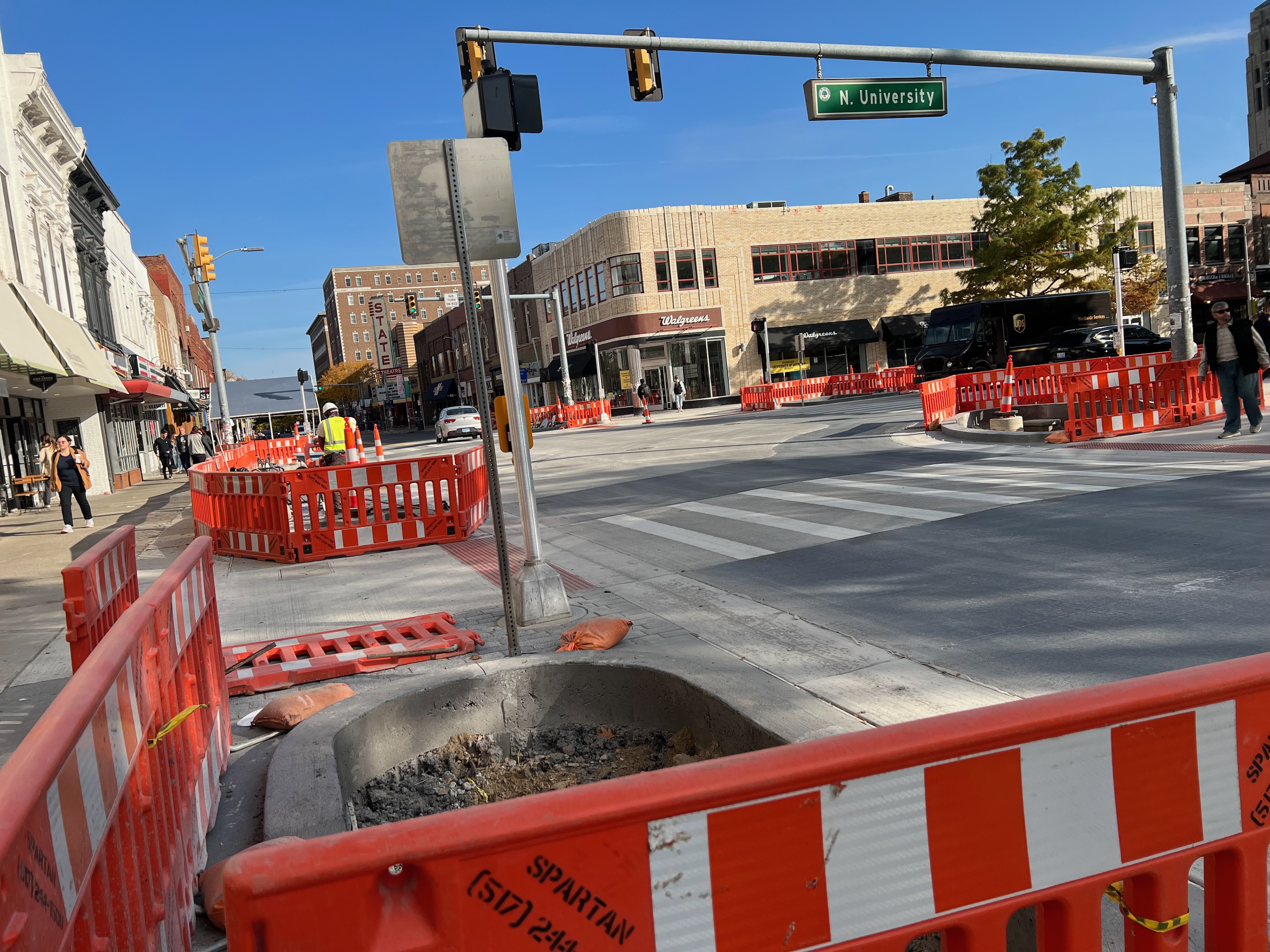 Ann Arbor's new curbless-design State Street opens to