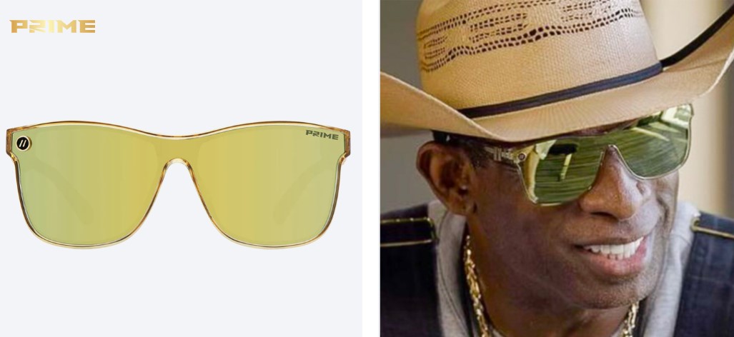 Blenders Eyewear Millennia X2 Coach PRIME 21 Gold Polarized Sunglasses