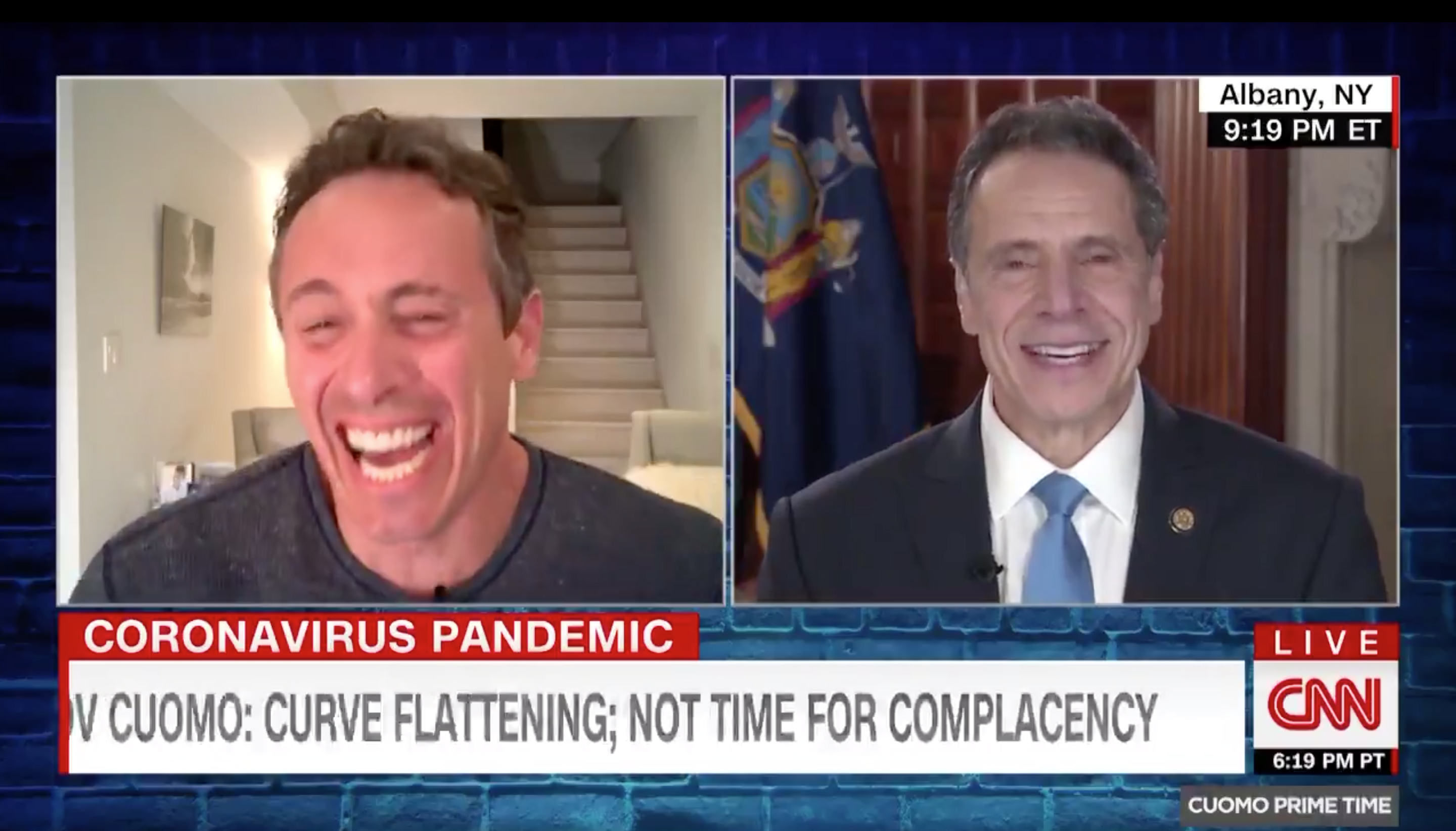 Gov. Cuomo threatens to exit CNN interview after brother shows embarrassing  photo - syracuse.com