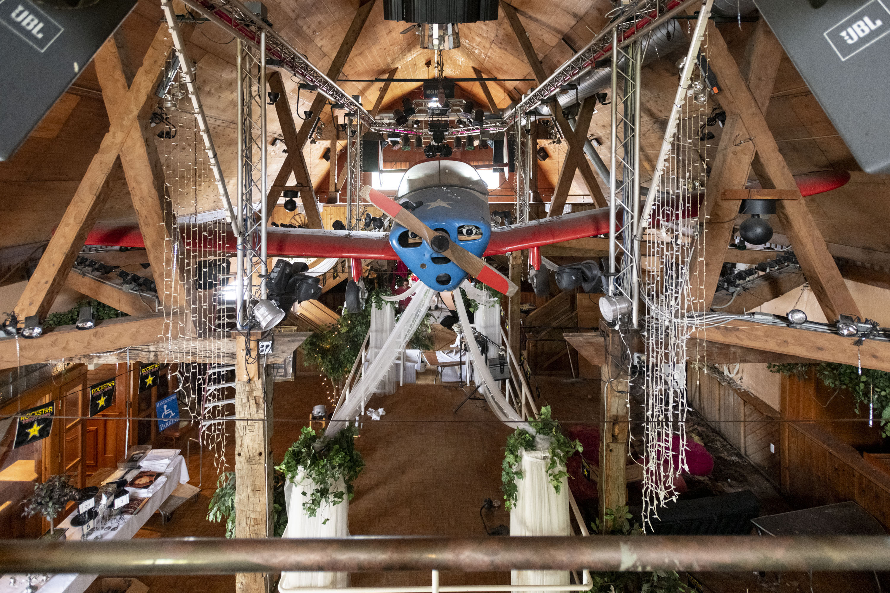 Everything for sale at Barnstormer Banquet Center before demolition