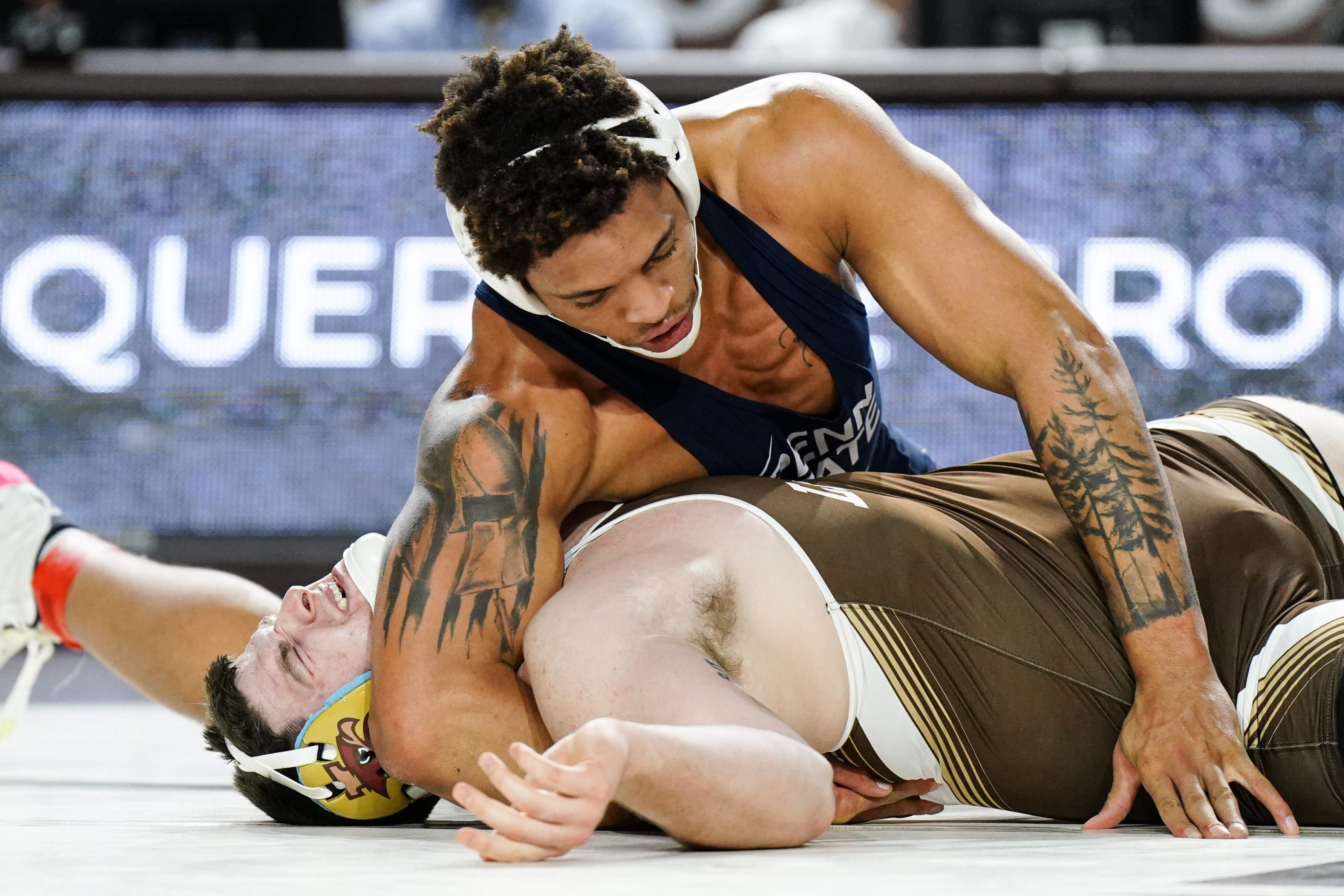Big win by Levi Haines helps Penn State wrestlers cruise past Wisconsin,  28-11, in Madison 