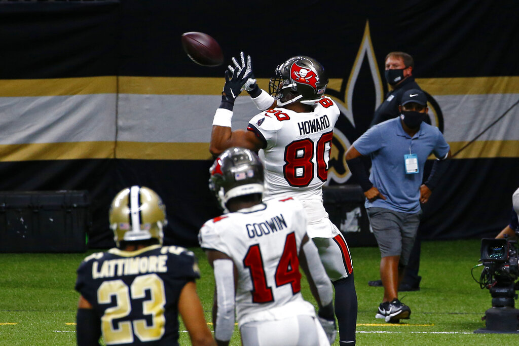 O.J. Howard emerging as a star for Tampa Bay after week 2 performance -  Touchdown Alabama - Alabama Football