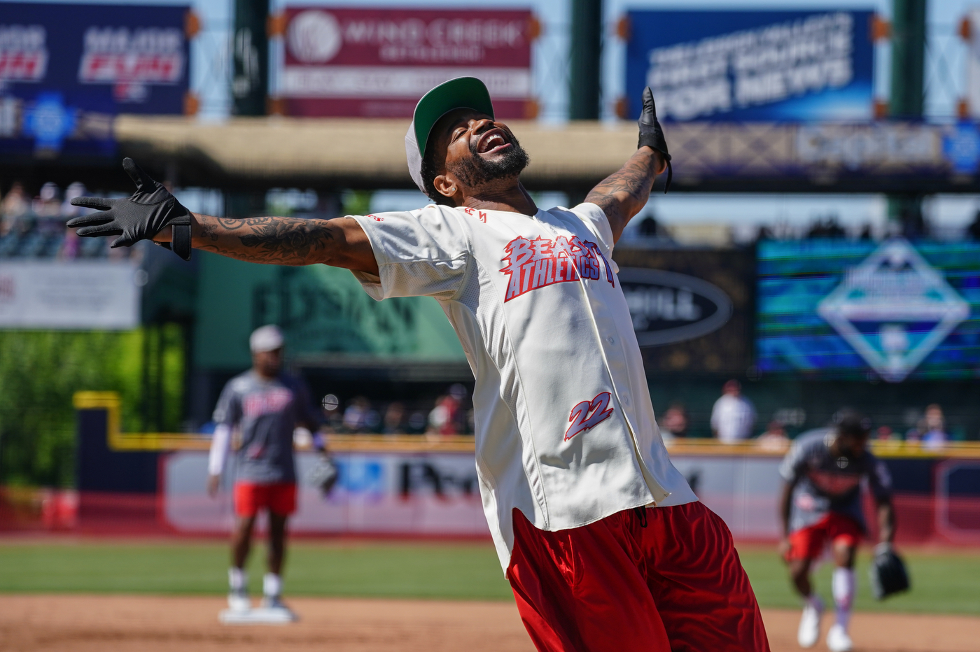 A.J. Brown, Jalen Hurts show their power at DeVonta Smith's charity softball  game