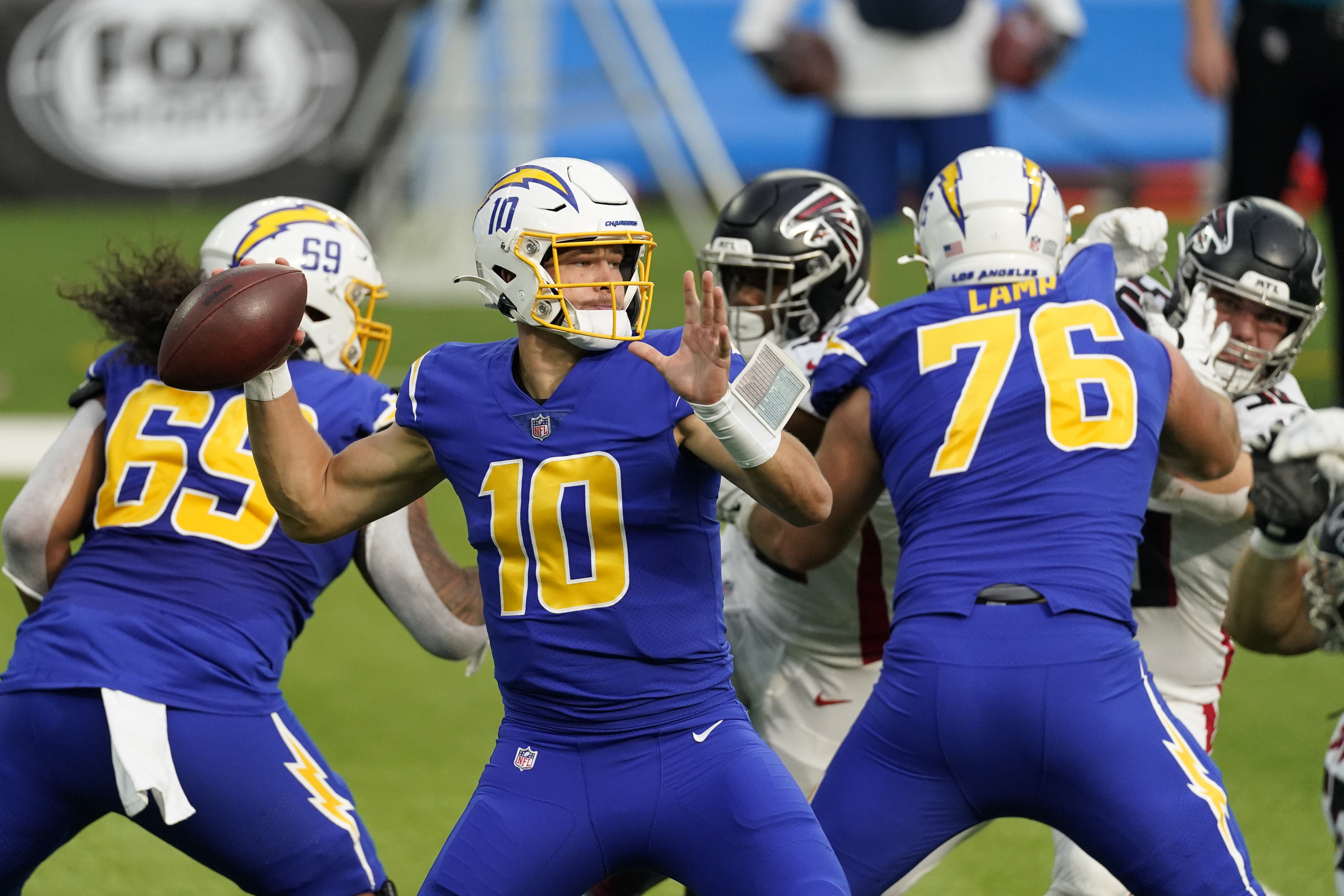 chargers color rush 2020