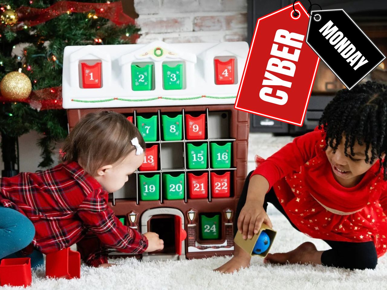 Step2's adorable holiday countdown calendar is just $37 for Cyber
