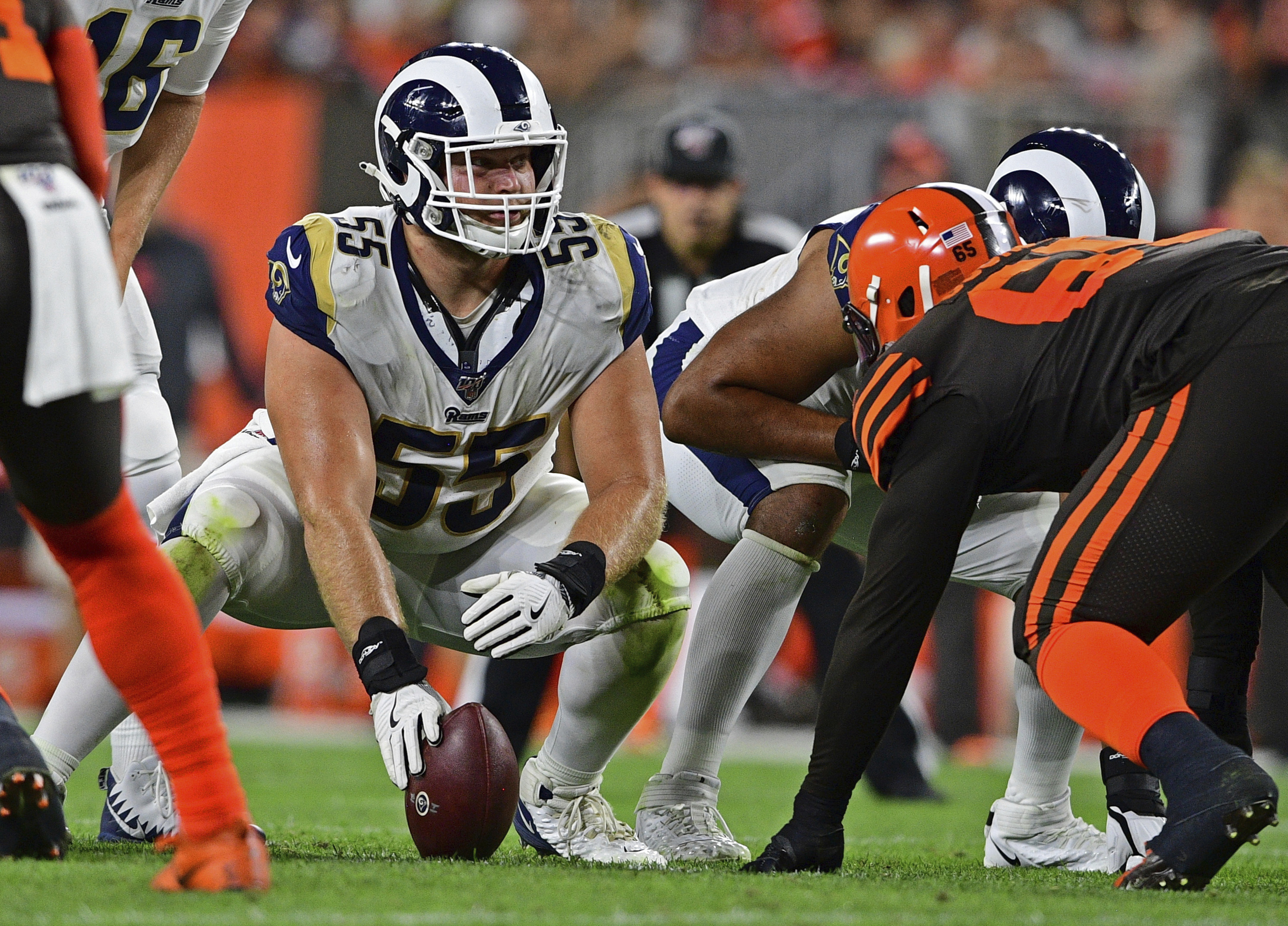 Rams center Brian Allen tests positive for coronavirus infection