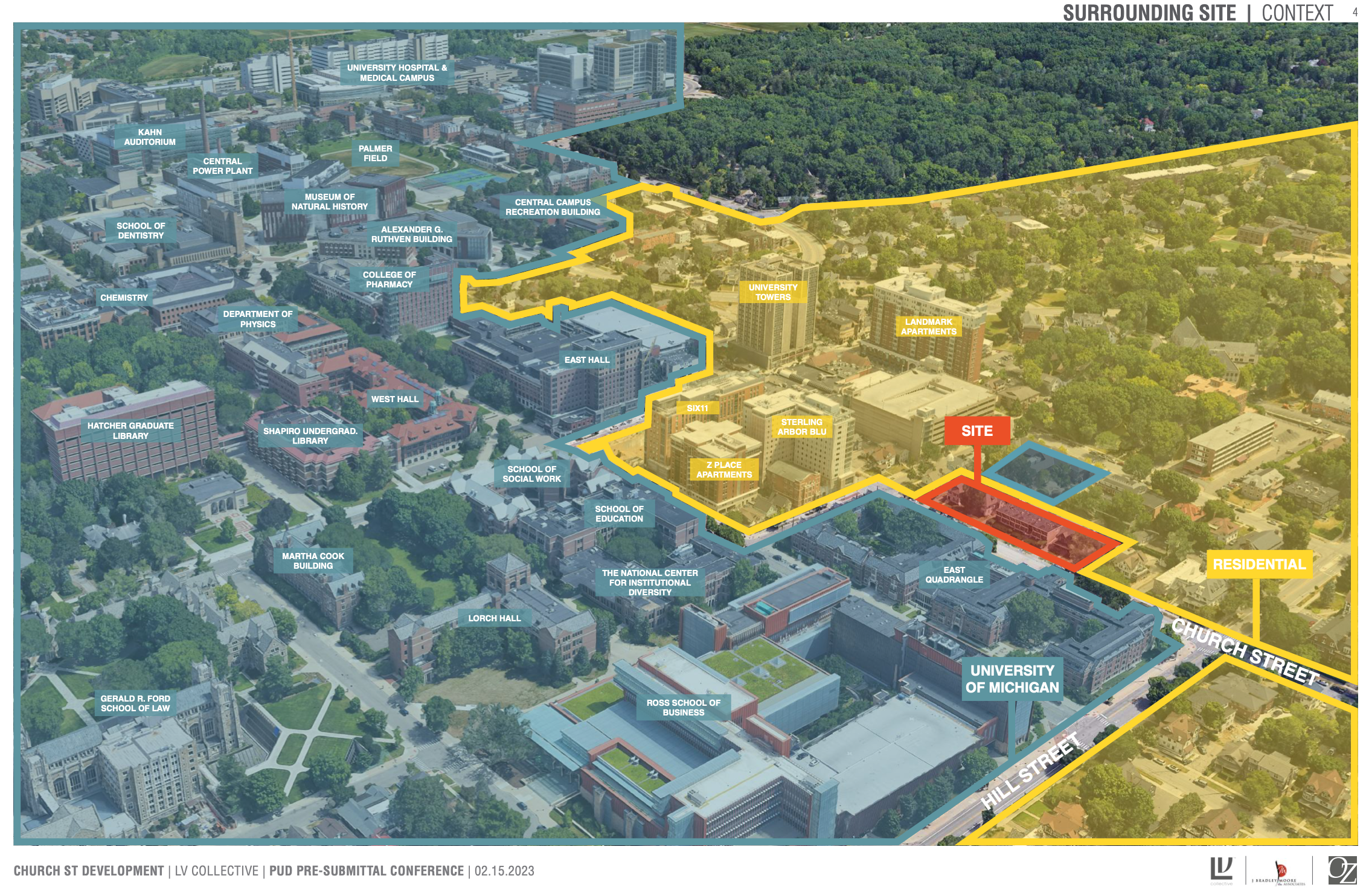 19-story student housing development proposed on Ann Arbor's Church ...