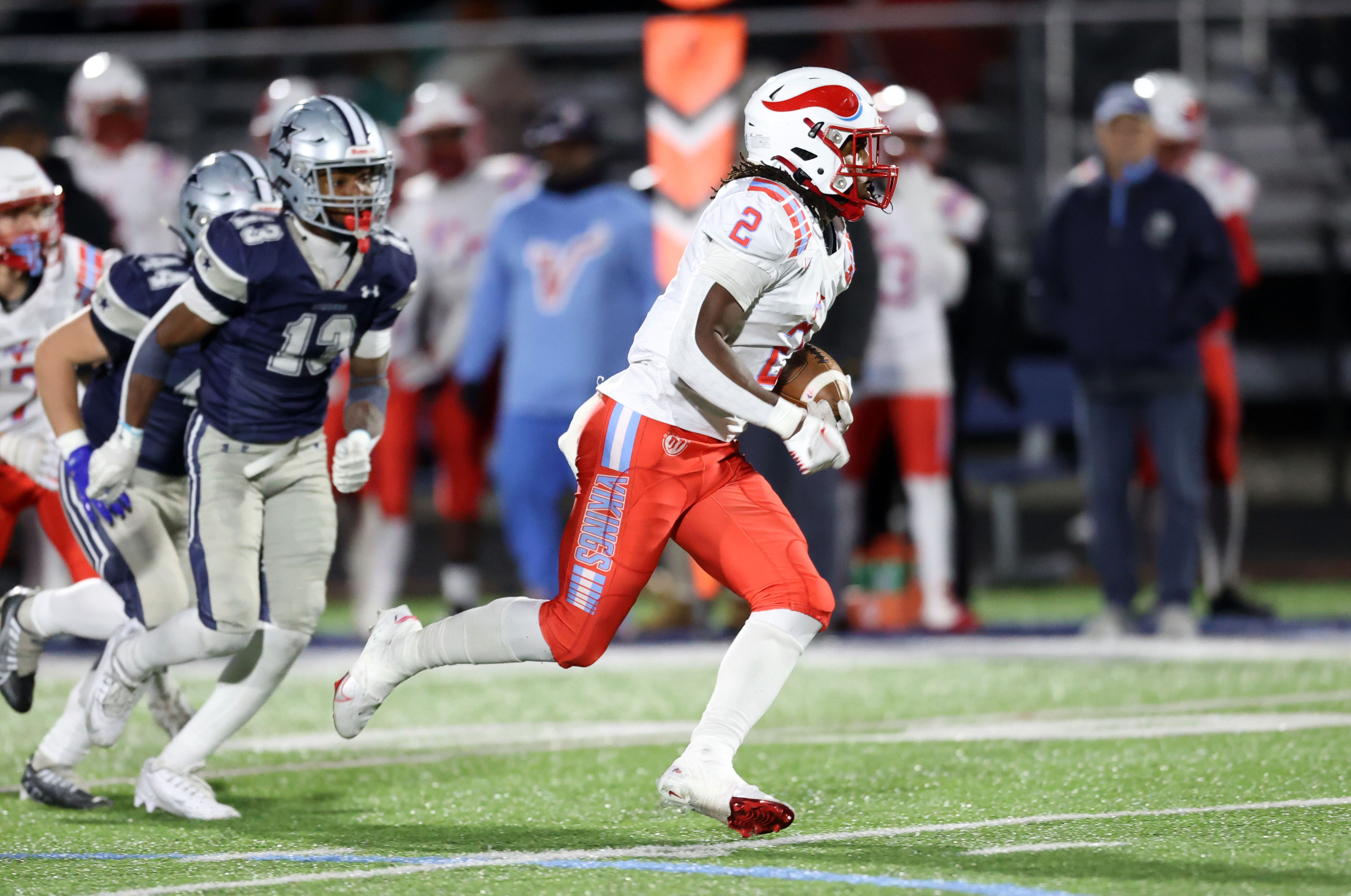High school football VASJ at Kenston, November 3, 2023