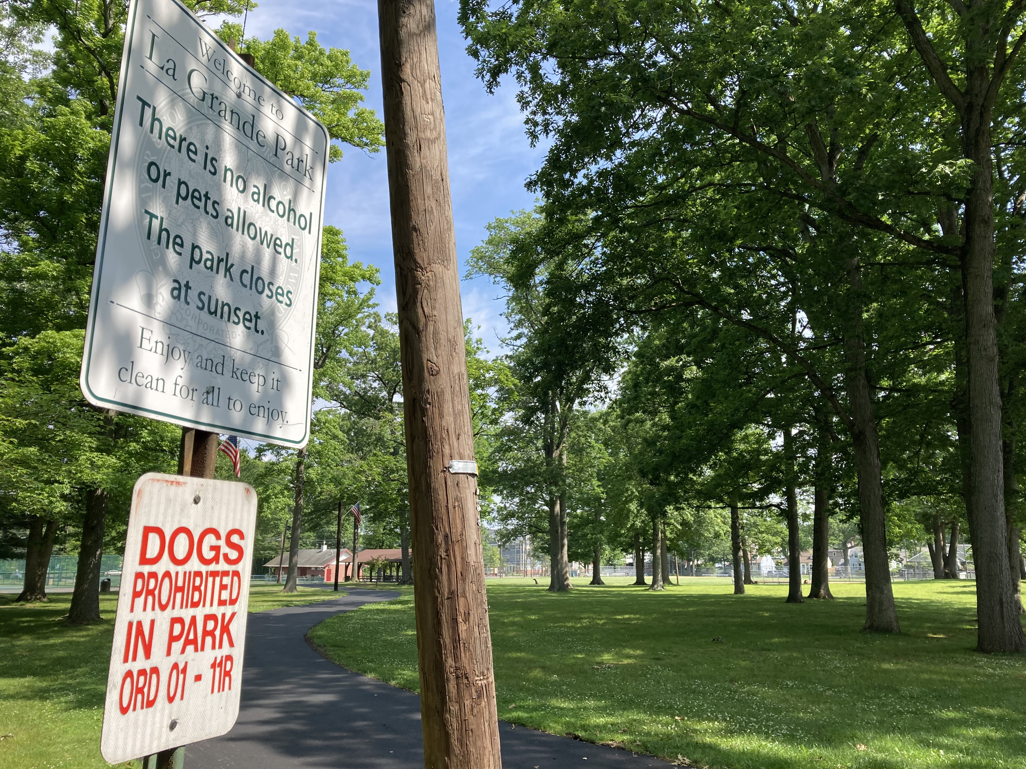 are dogs allowed in parks in lincoln park nj