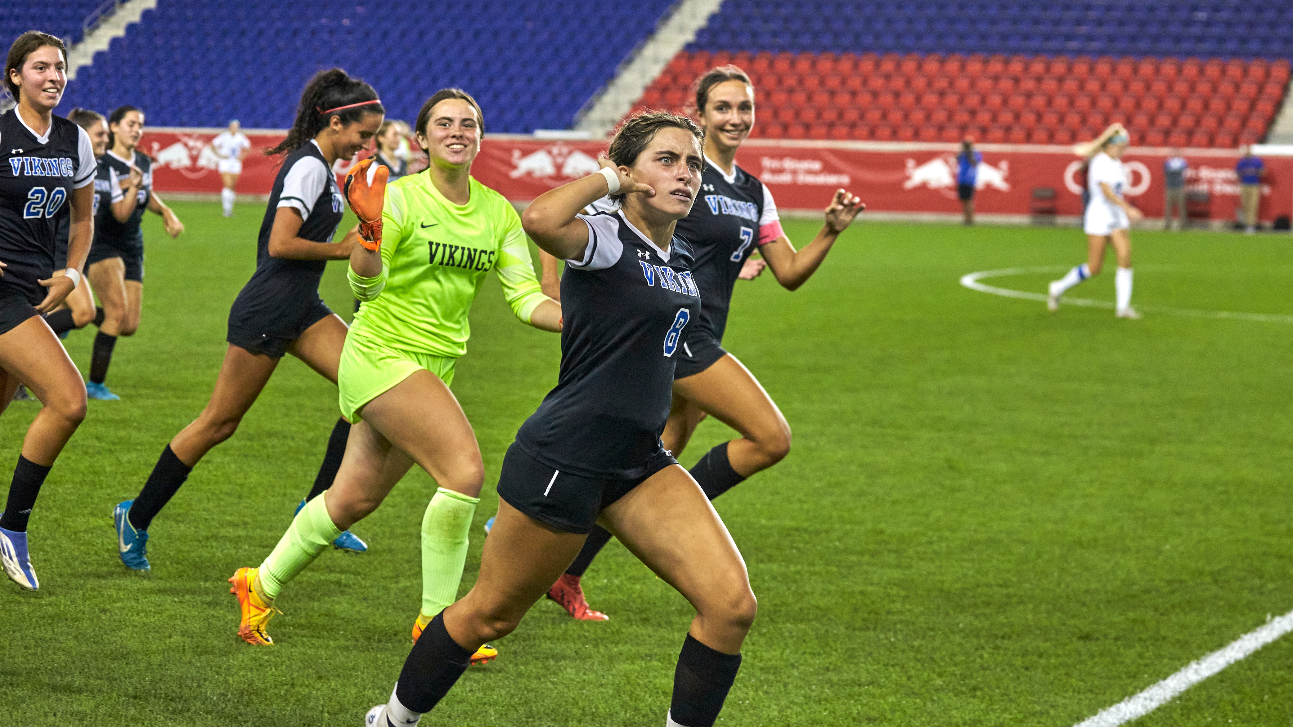 Which returning girls soccer players lead state in career goals coming into  2023? 