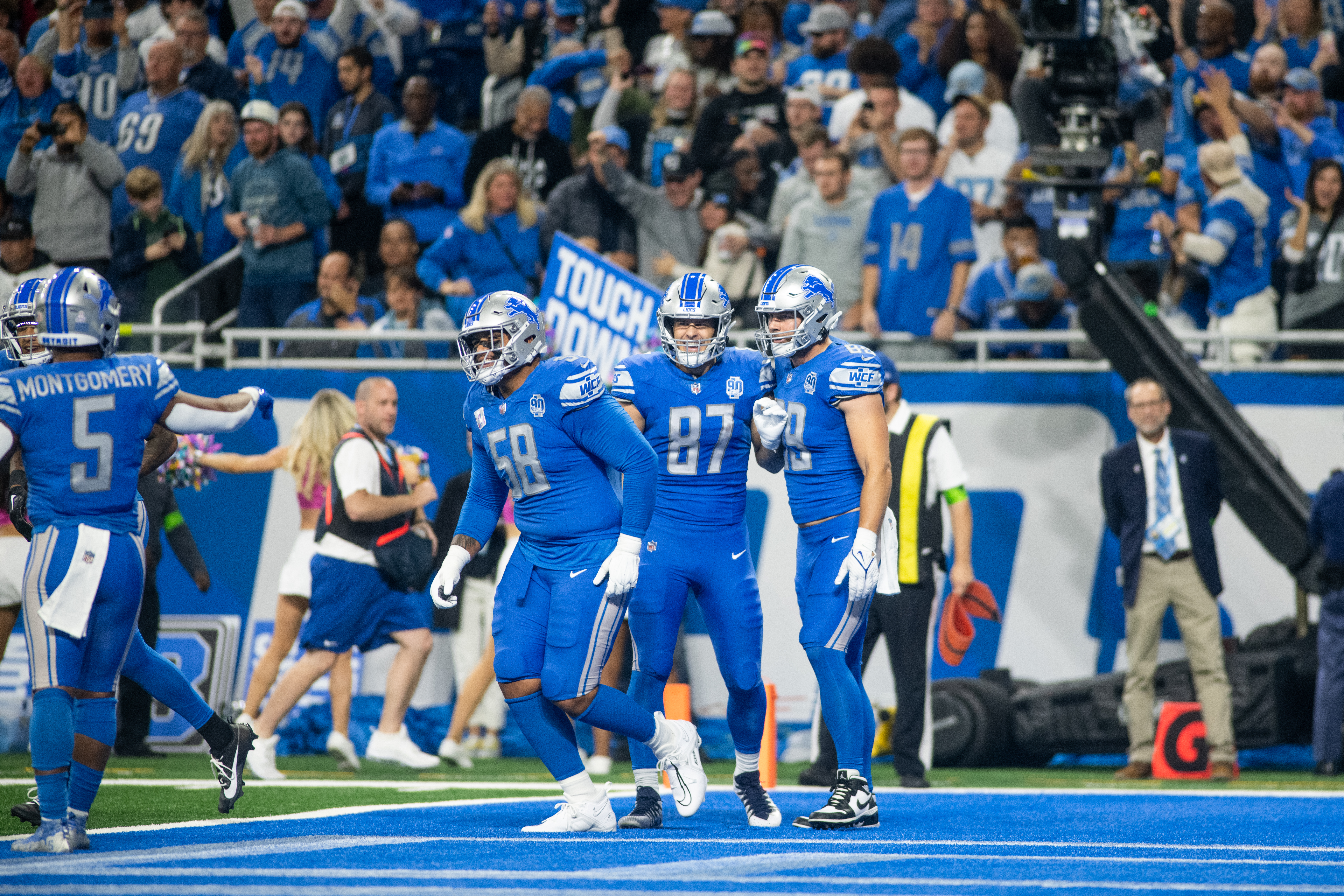 Detroit Lions Amon-Ra St. Brown Brian Branch Miss Tuesday Practice