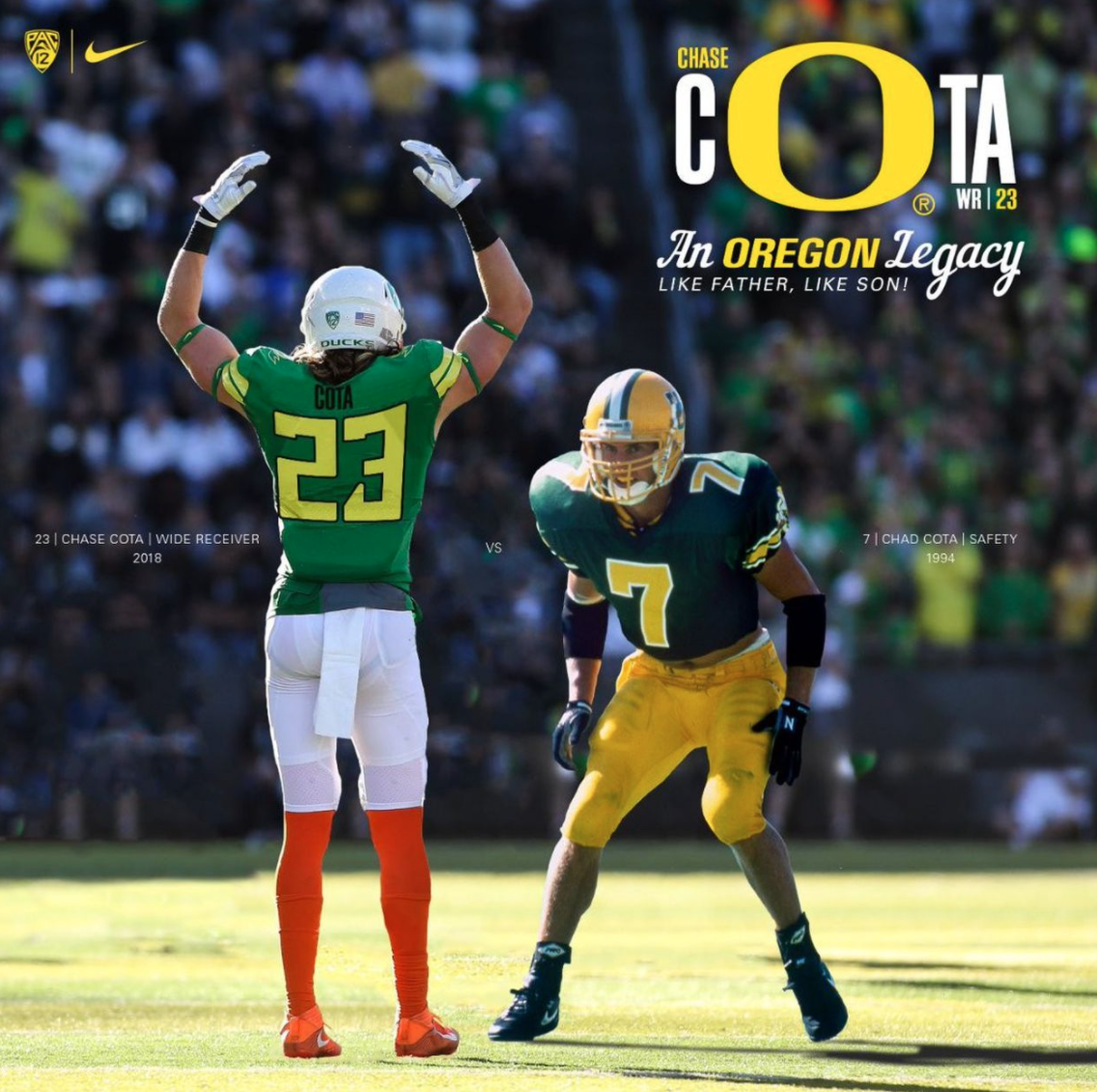 Chiefs sign former Oregon wide receiver Chase Cota to practice