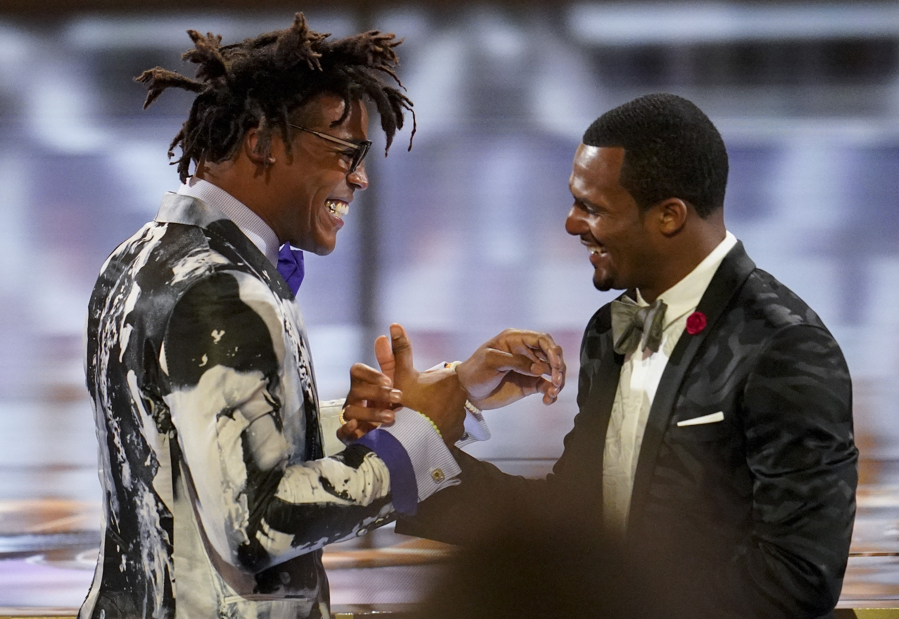 Cam Newton has served as a mentor for Deshaun Watson. On Sunday, his pupil  got the best of him - The Boston Globe