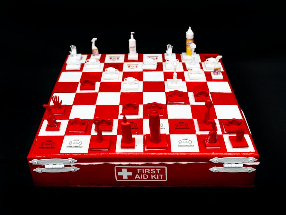 FASTEST ARRANGEMENT OF CHESSMEN ON A CHESS BOARD BY A KID - IBR