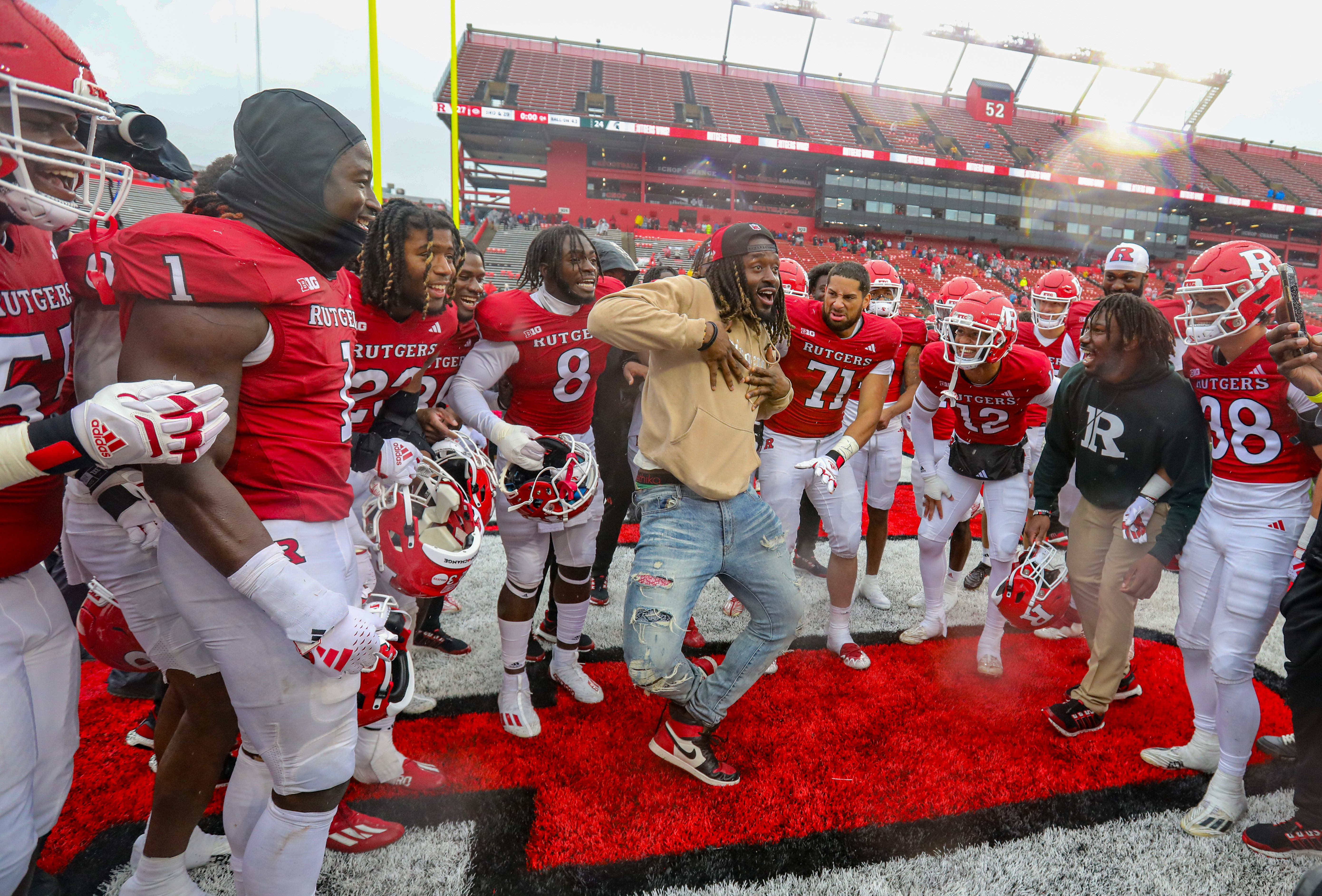 Big Ten football: Rutgers defeats Michigan State with come-from-behind ...